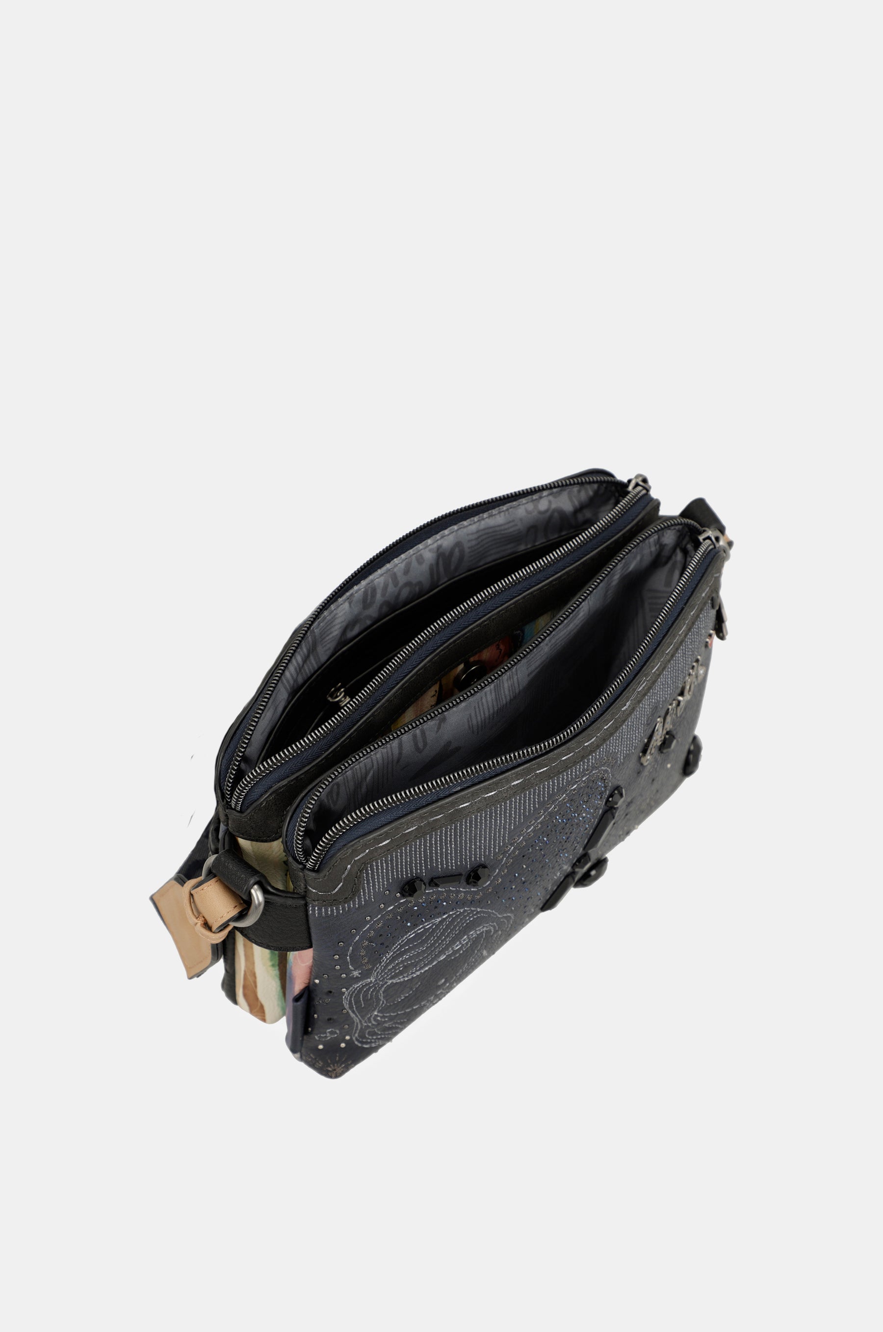 Borsa a tracolla Studio blu navy a 2 scomparti