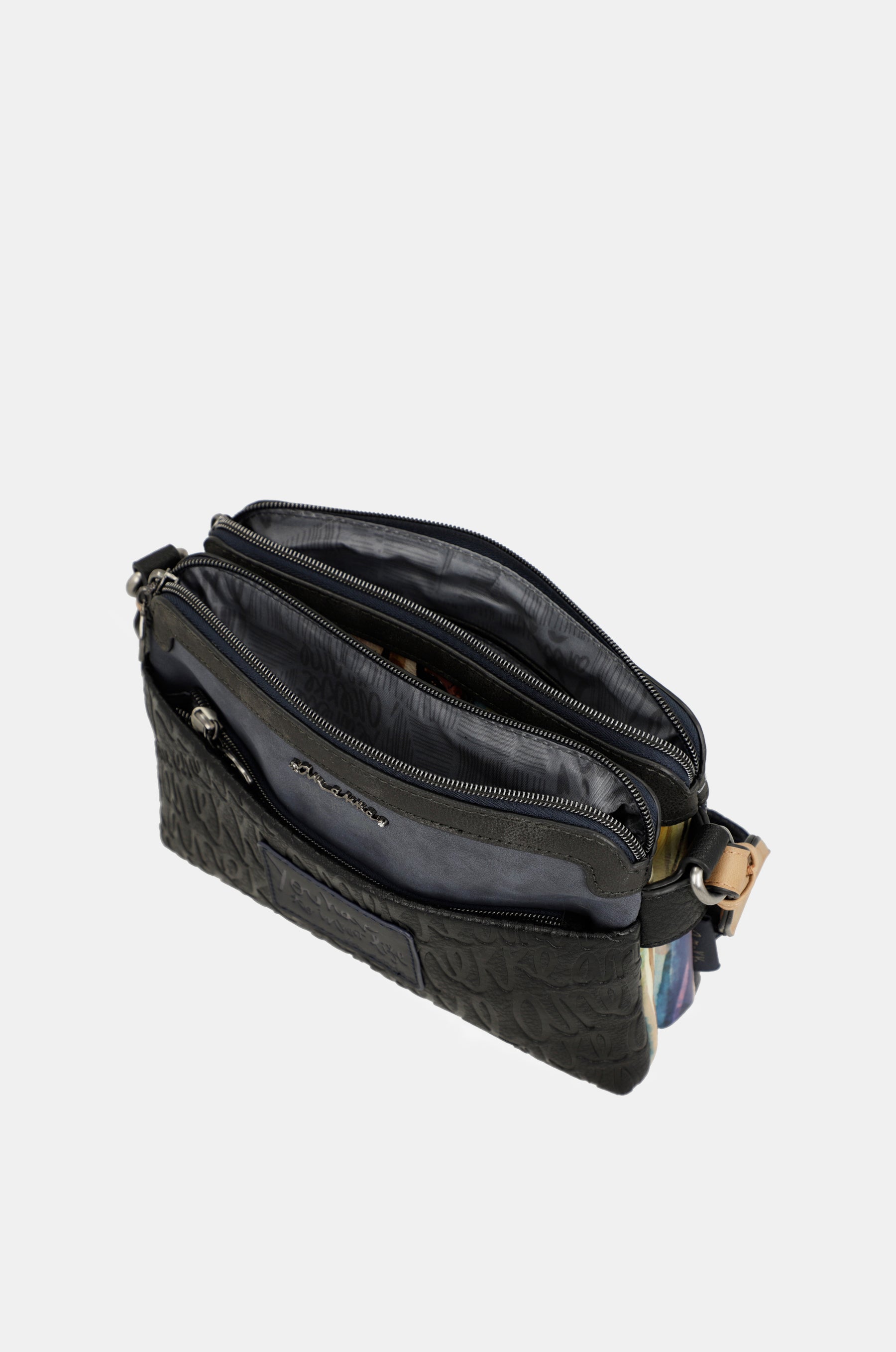Borsa a tracolla Studio blu navy a 2 scomparti