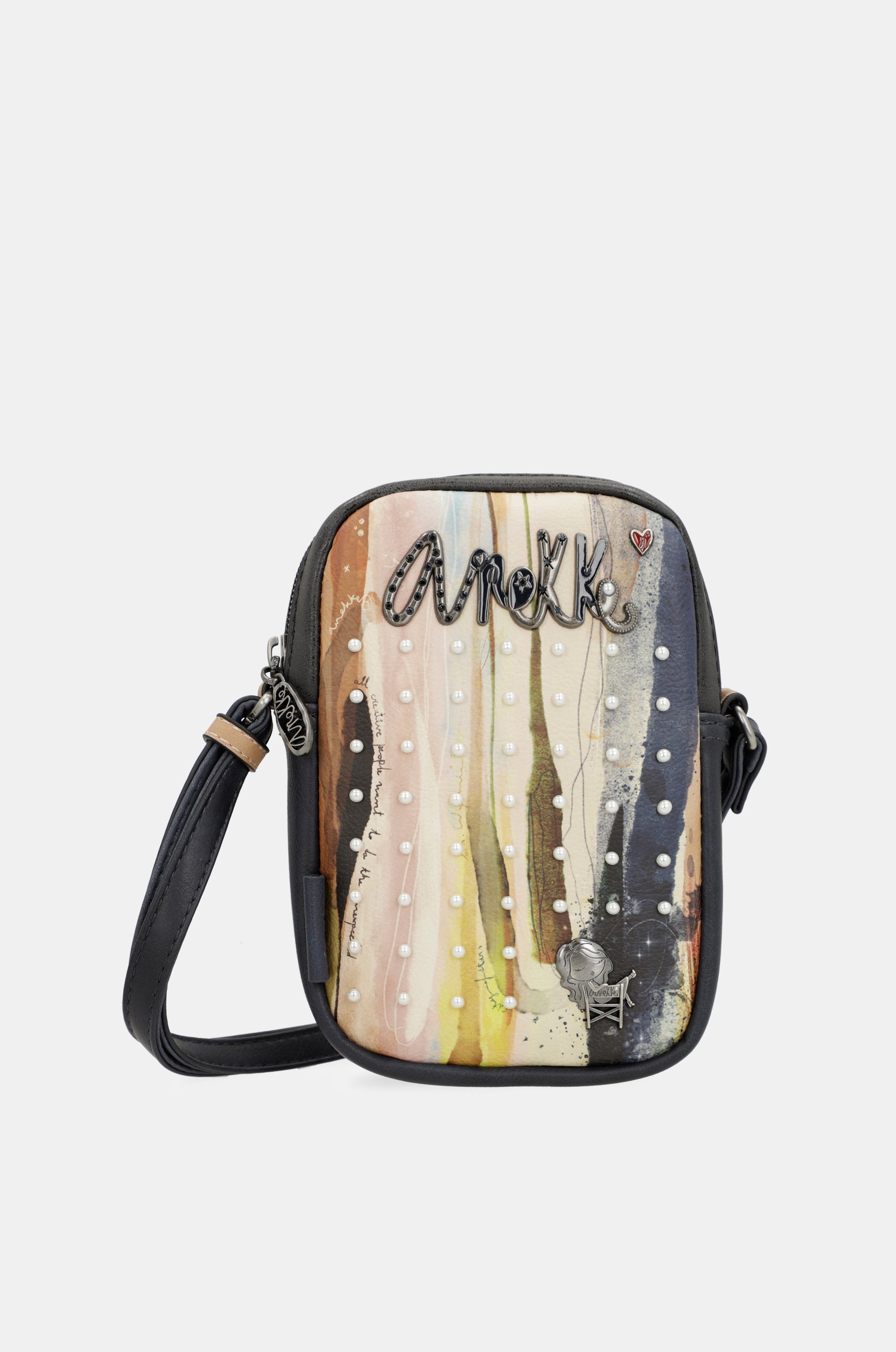 Borsa a tracolla mini blu navy Studio