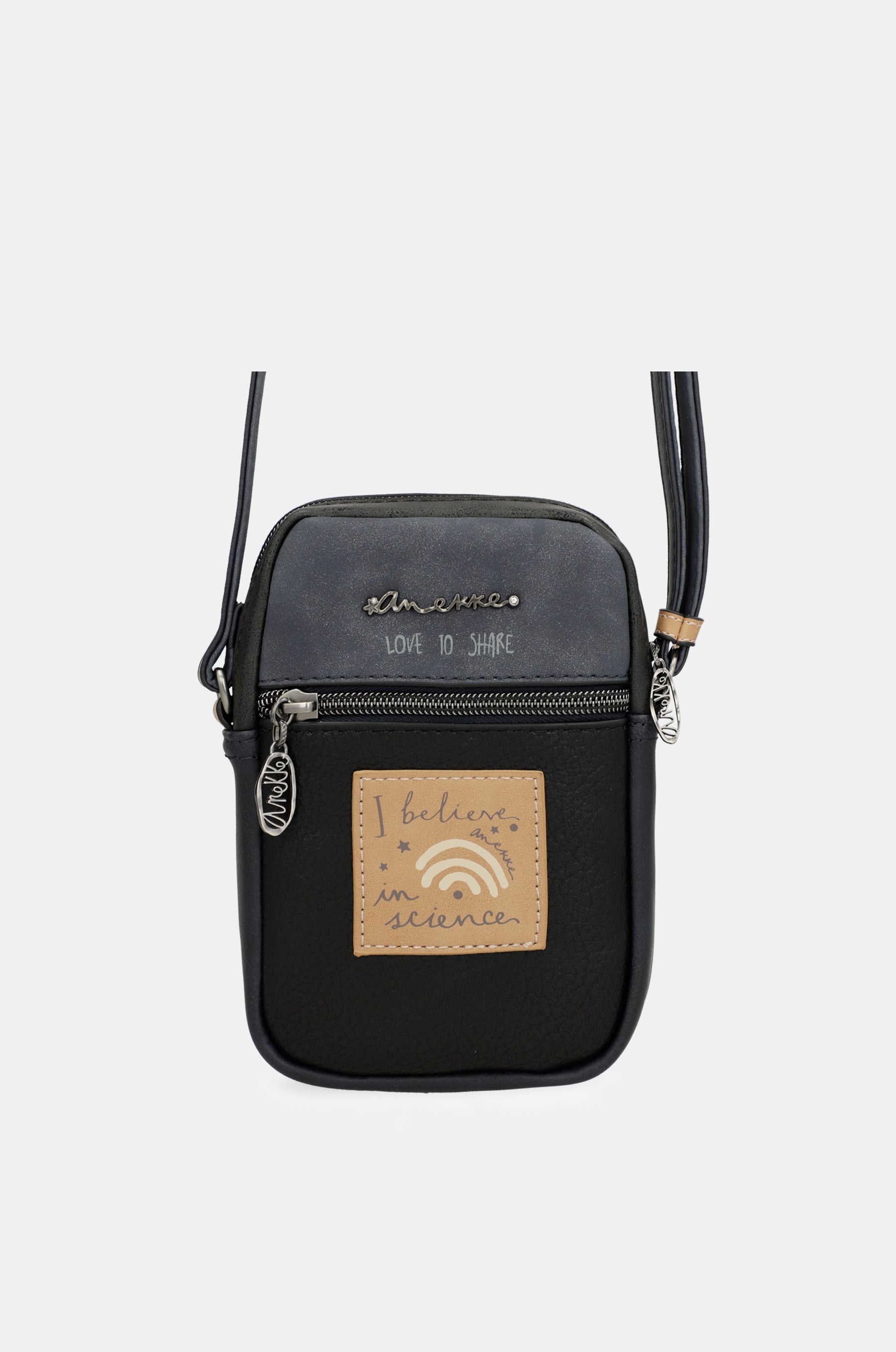 Borsa a tracolla mini blu navy Studio