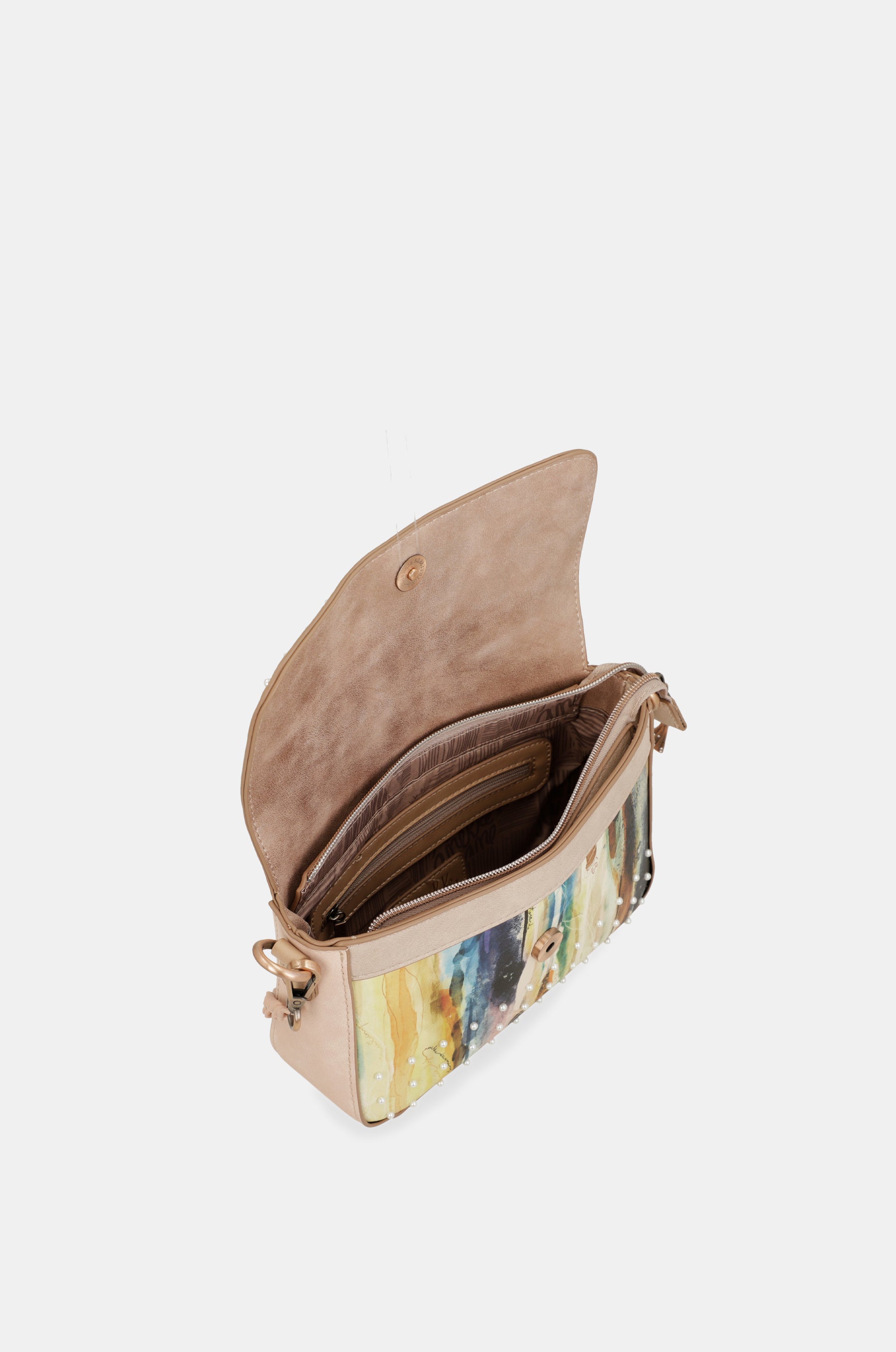 Borsa baguette color carne di Anekke Studio