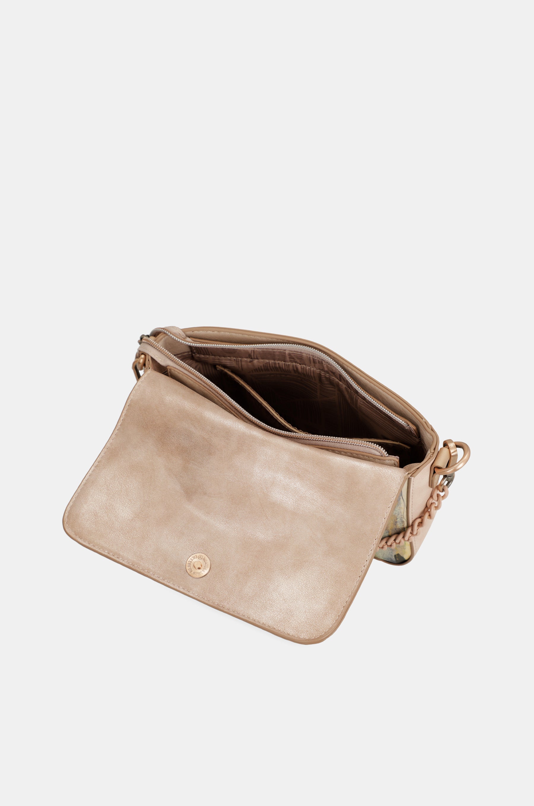 Borsa baguette color carne di Anekke Studio