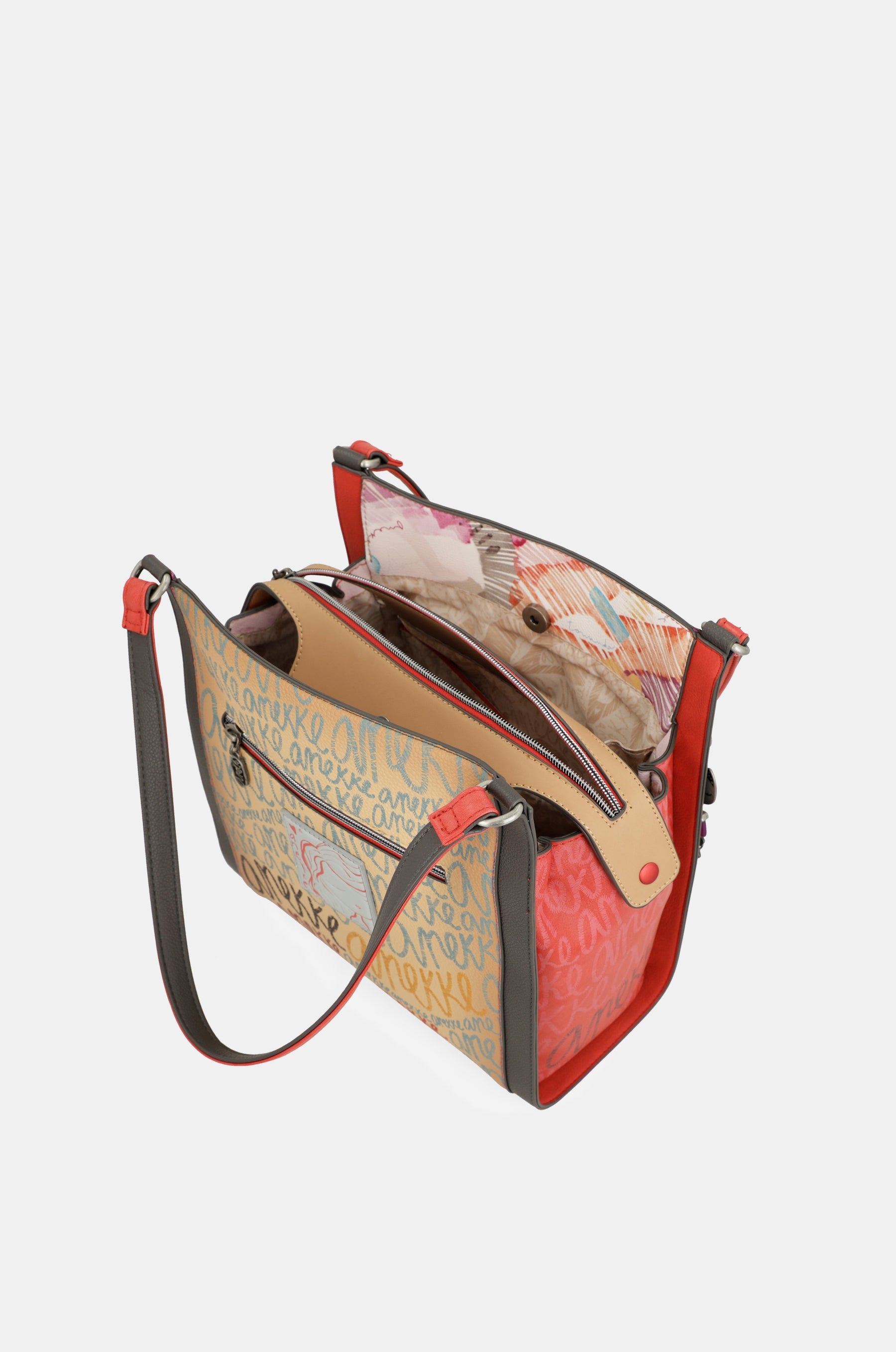 Borsa tote Fashion a 3 scomparti