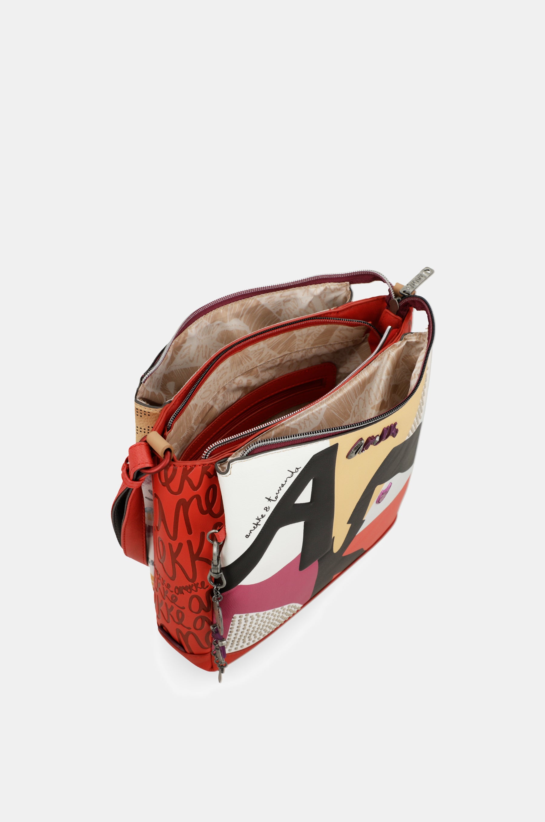 Borsa a tracolla Fashion a 3 scomparti