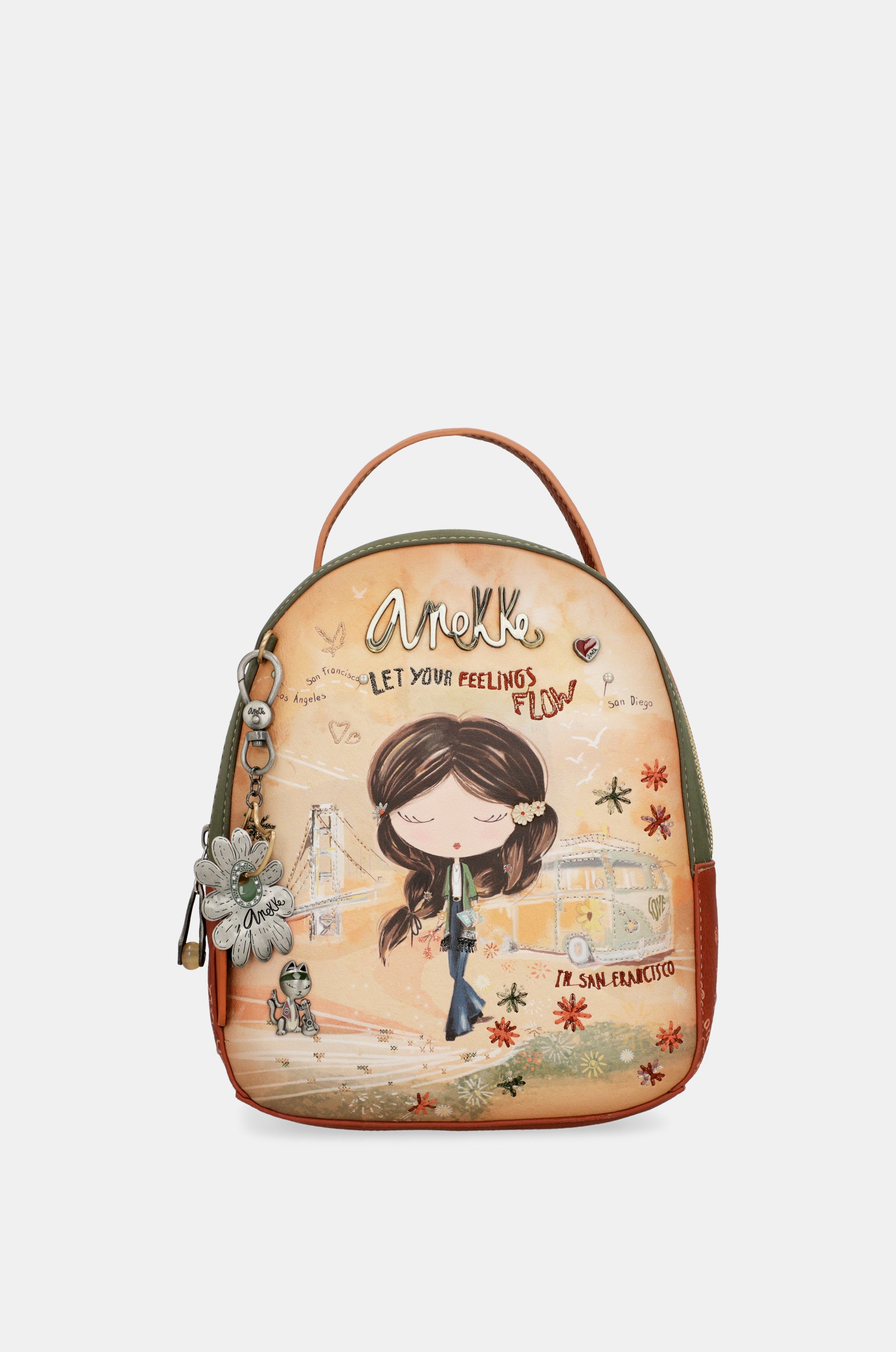 Zaino piccolo cammello Peace & Love