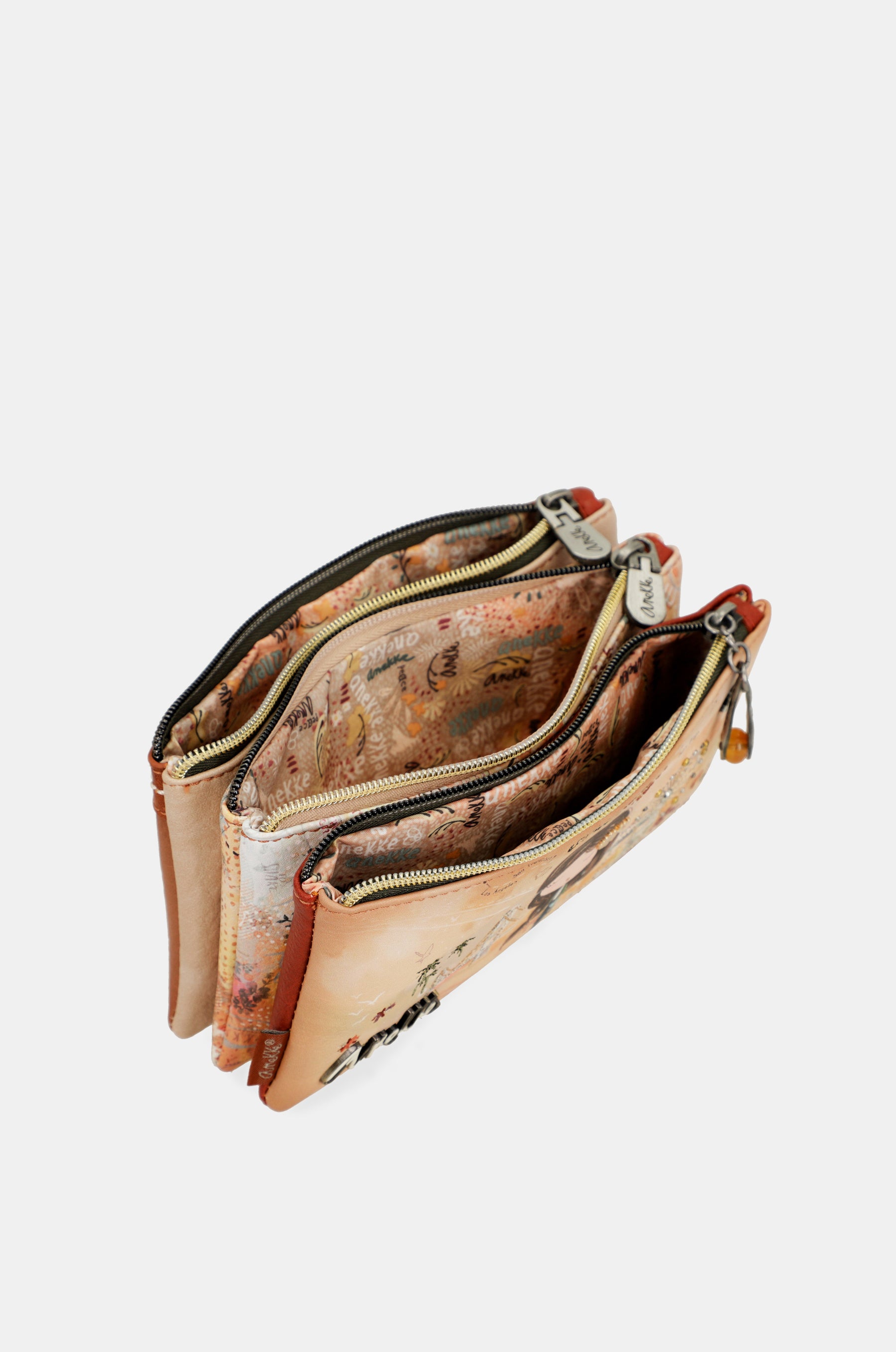 Astuccio portapenne cammello Peace & Love