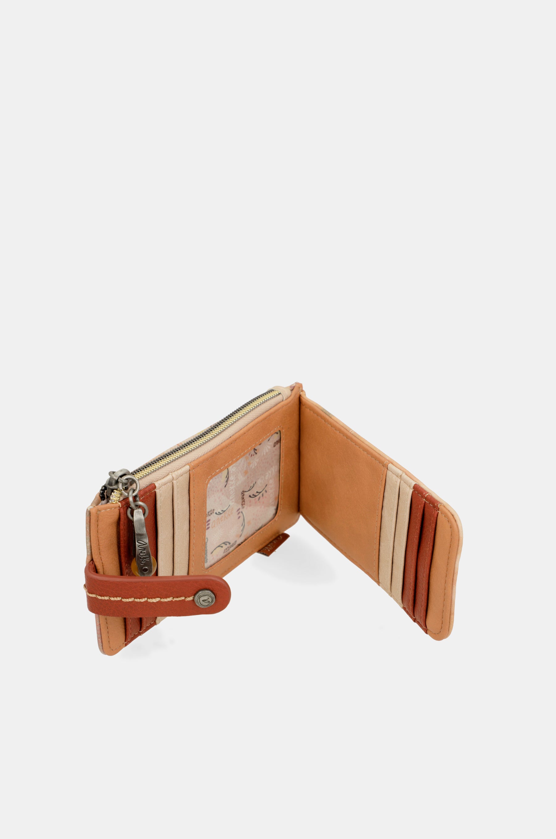 Porta carte RFID cammello Peace & Love