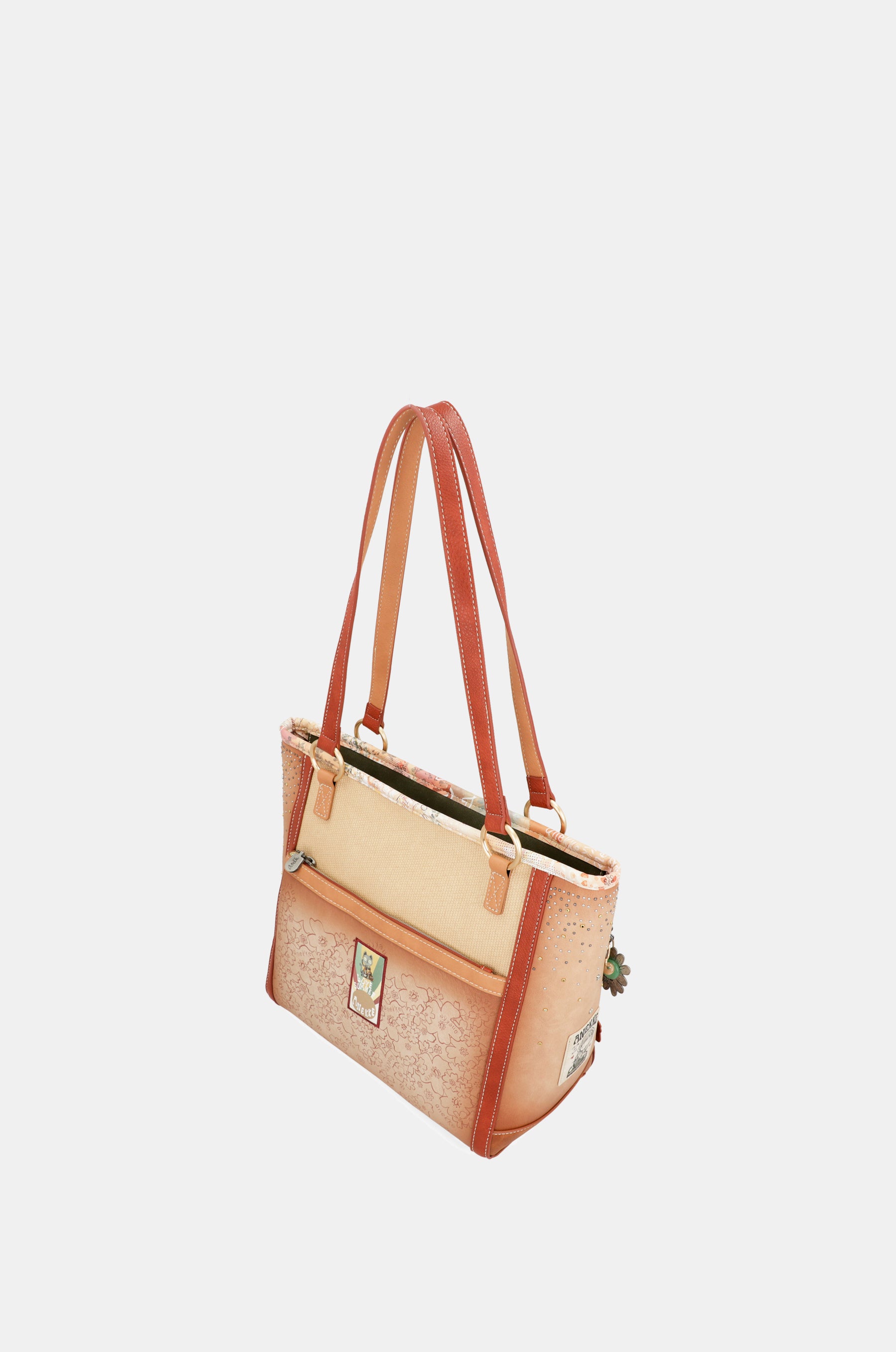 Borsa a tracolla grande Flower