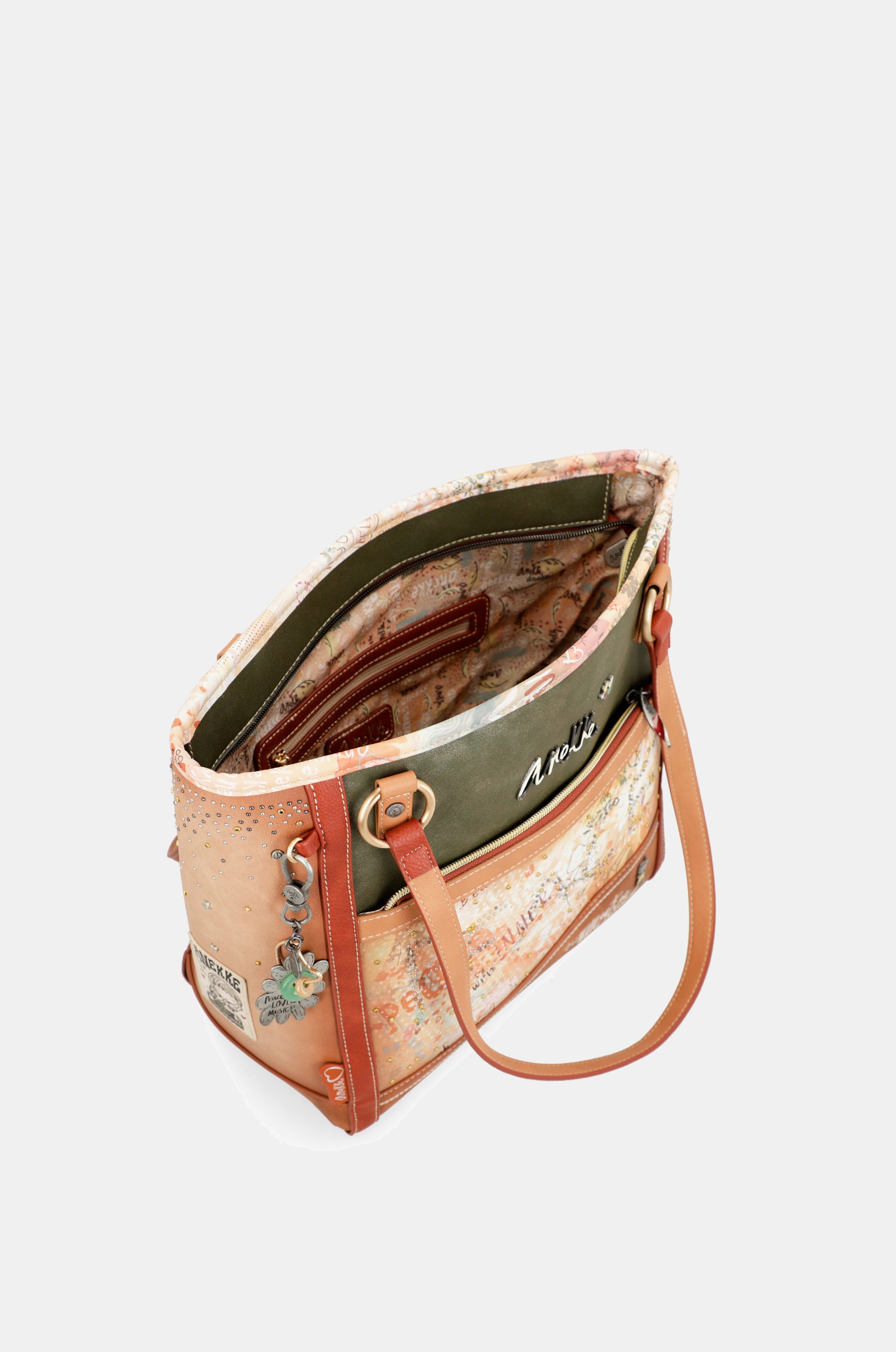 Borsa a tracolla grande Flower