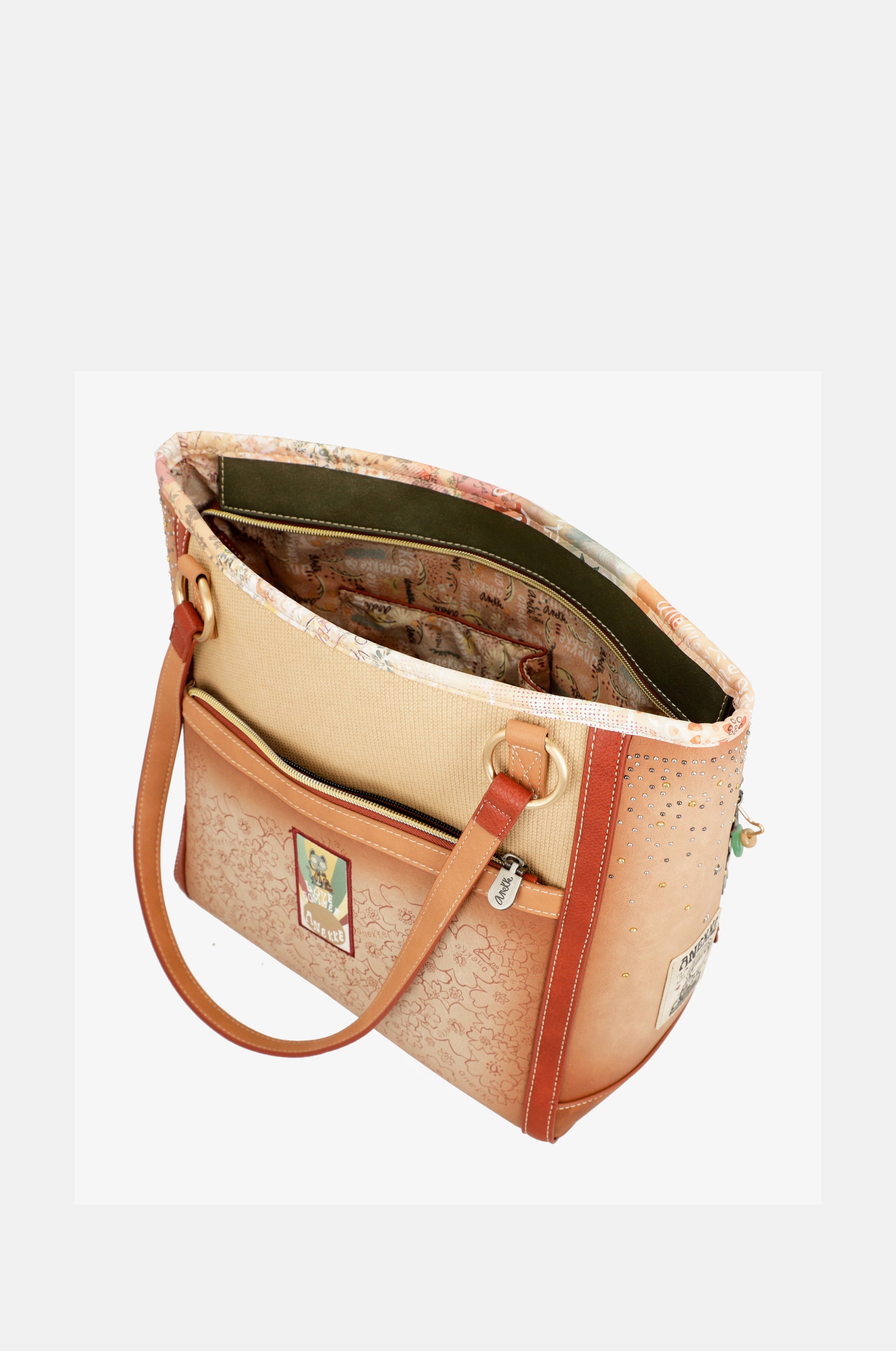 Borsa a tracolla grande Flower