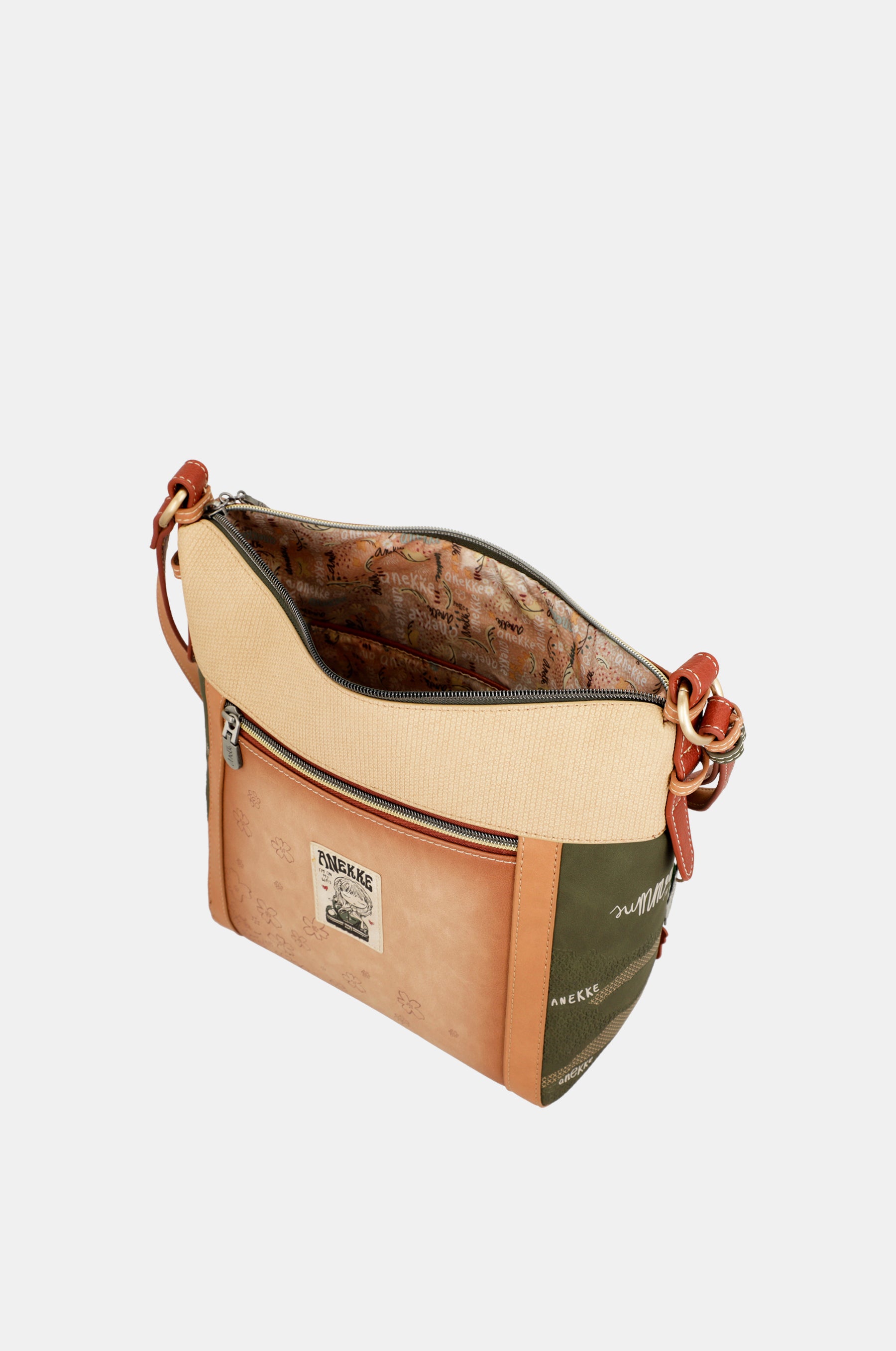 Borsa a tracolla grande Flower