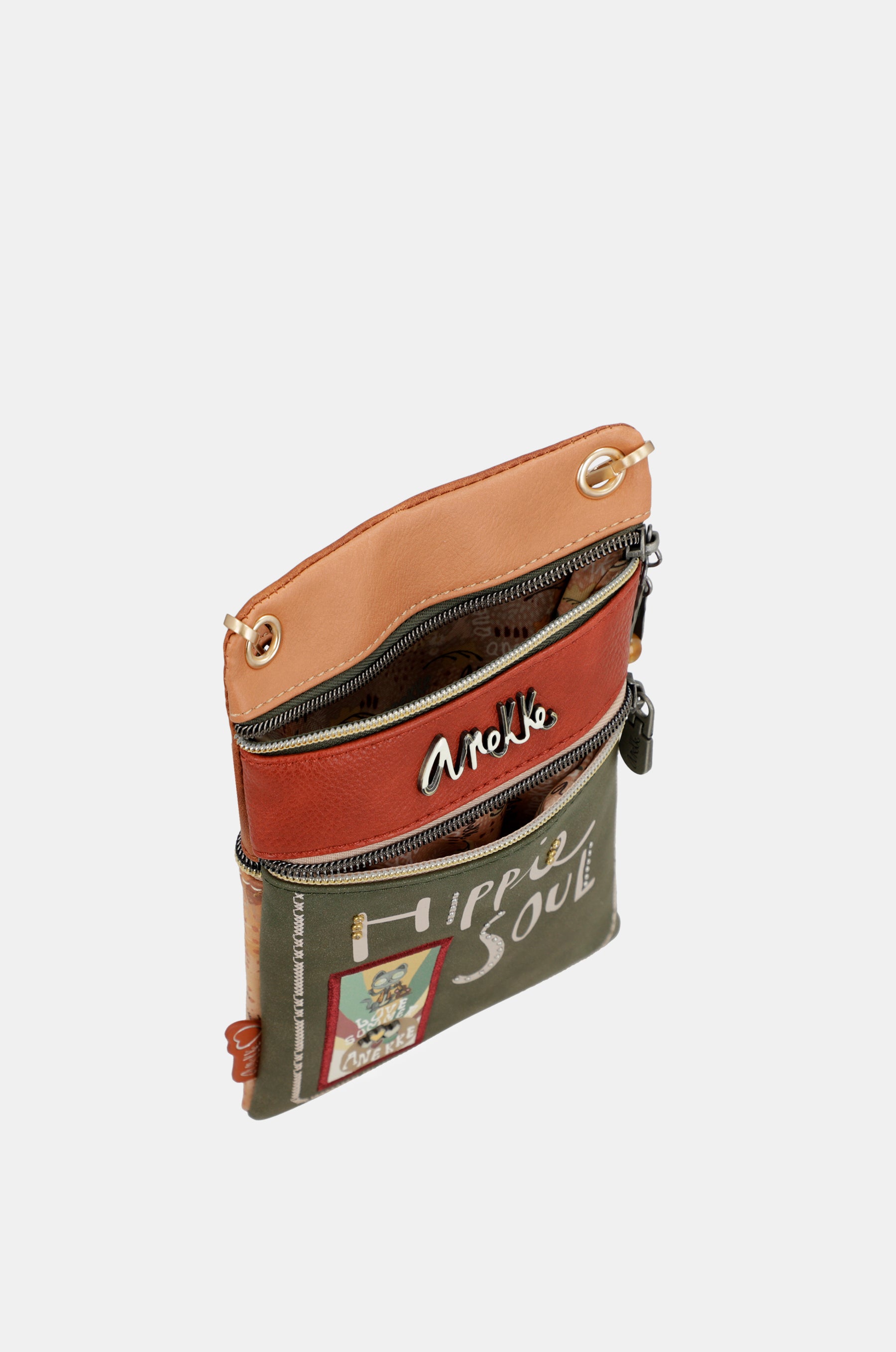 Mini borsa a tracolla Flower S