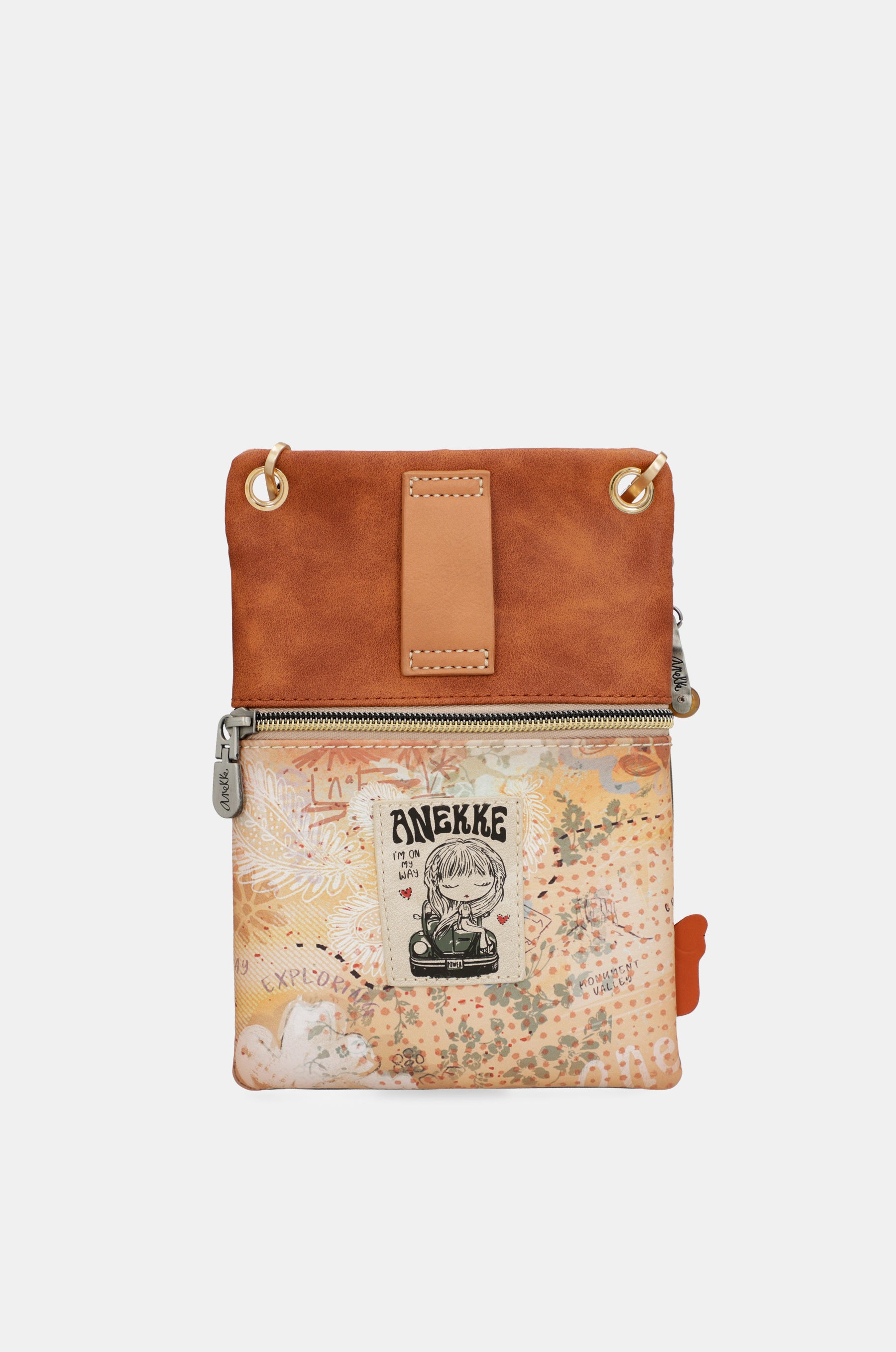 Mini borsa a tracolla Flower S