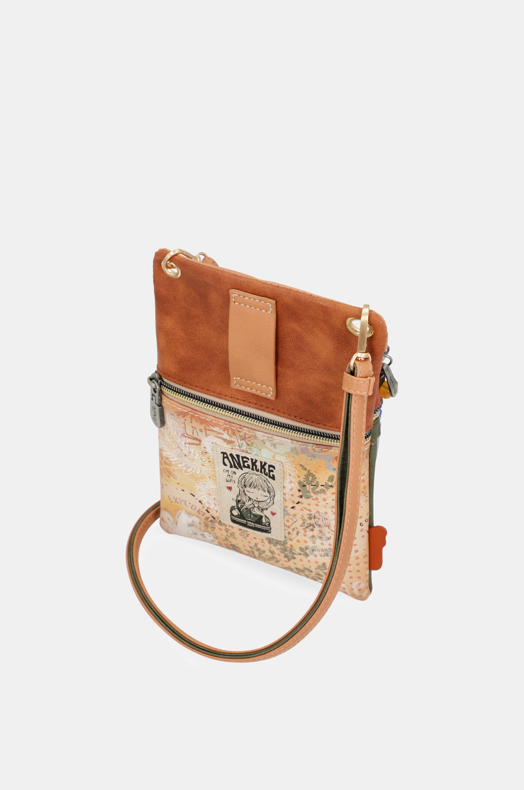 Mini borsa a tracolla Flower S