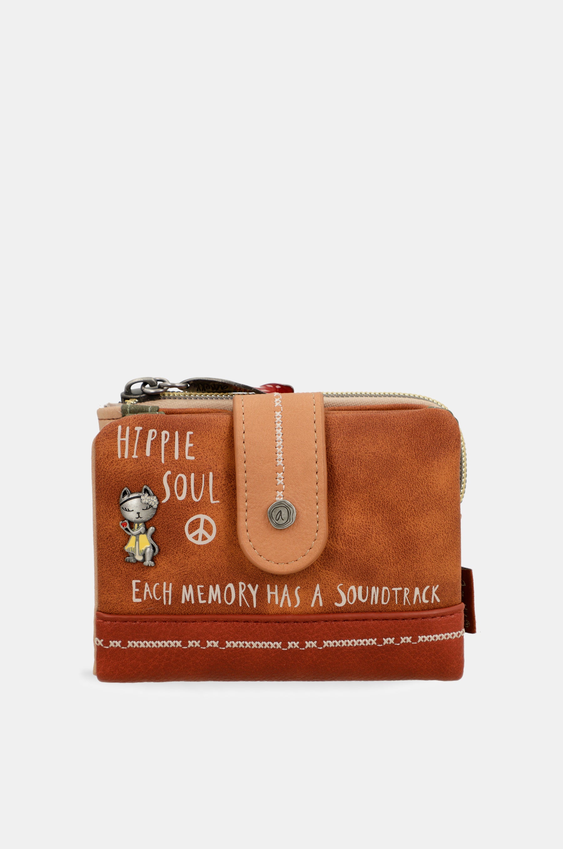 Portafoglio RFID piccolo Flower