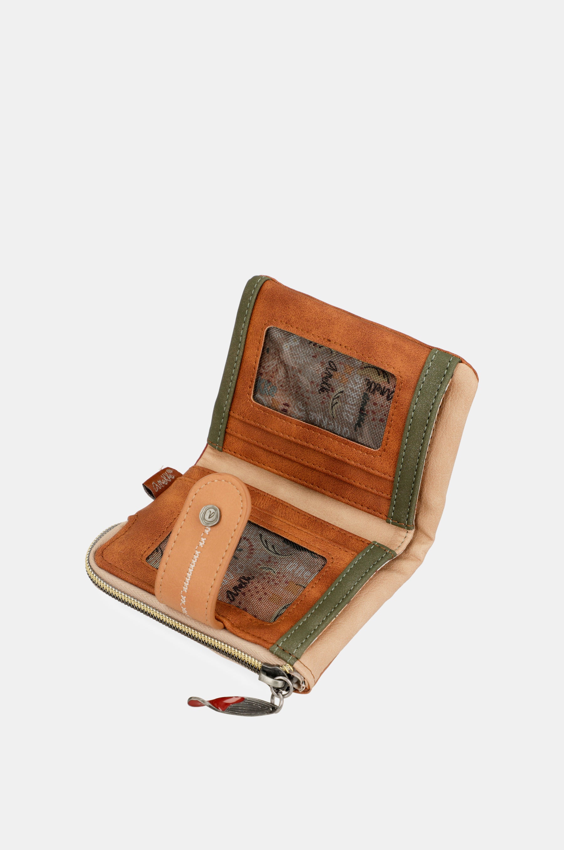 Portafoglio RFID piccolo Flower