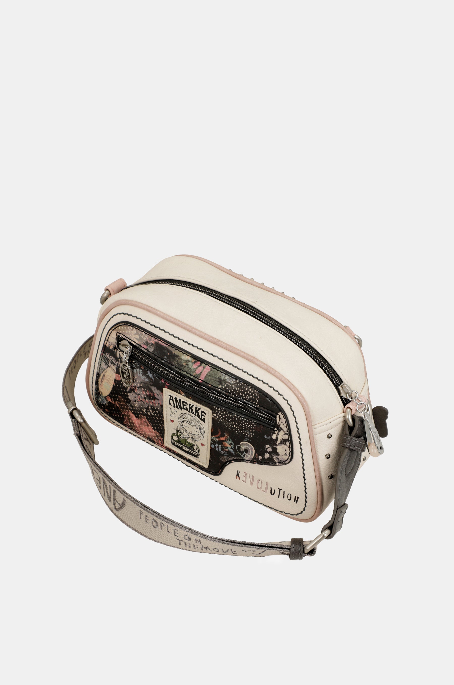 Borsa a tracolla ovale Psicodelic