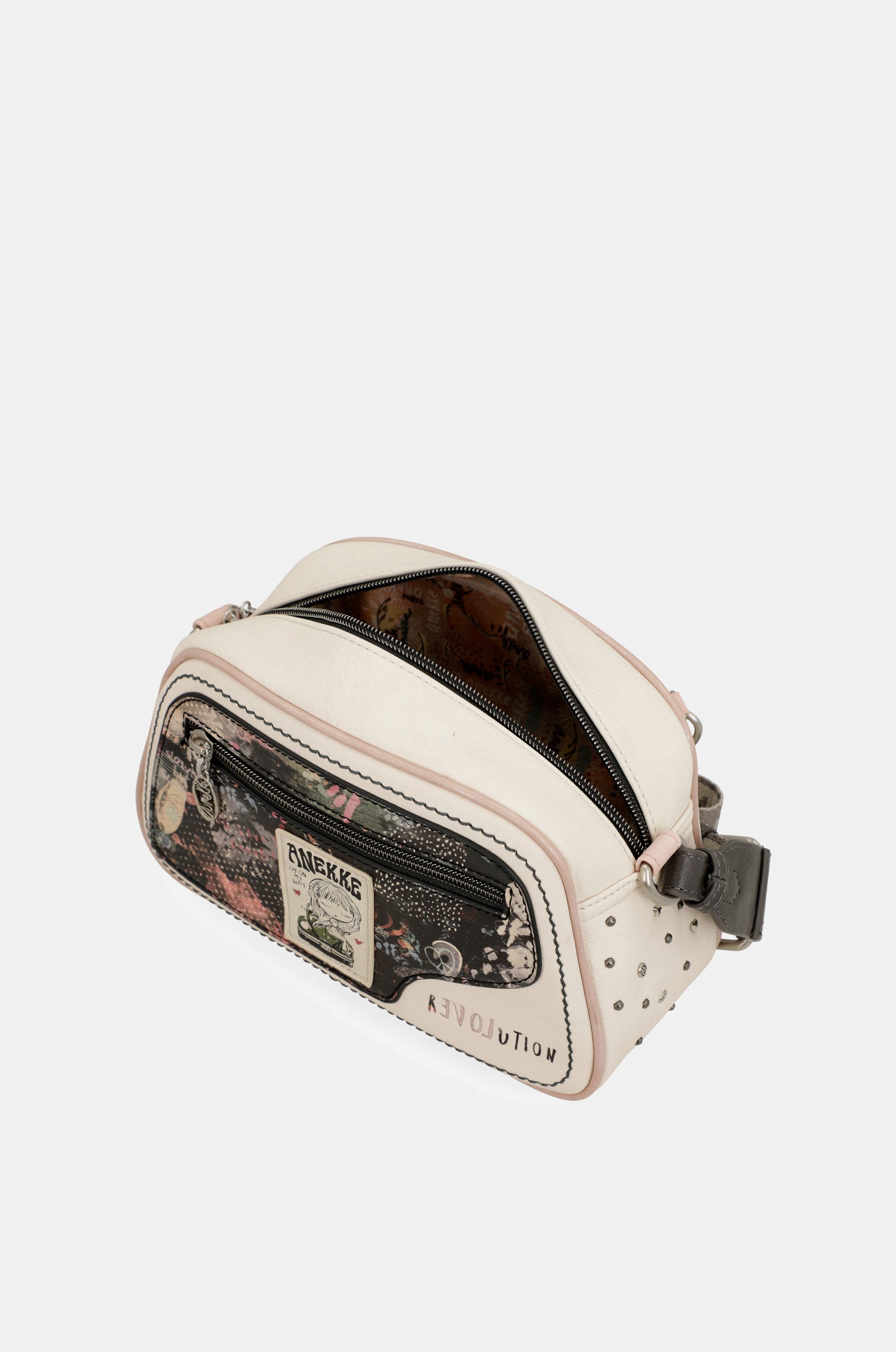 Borsa a tracolla ovale Psicodelic