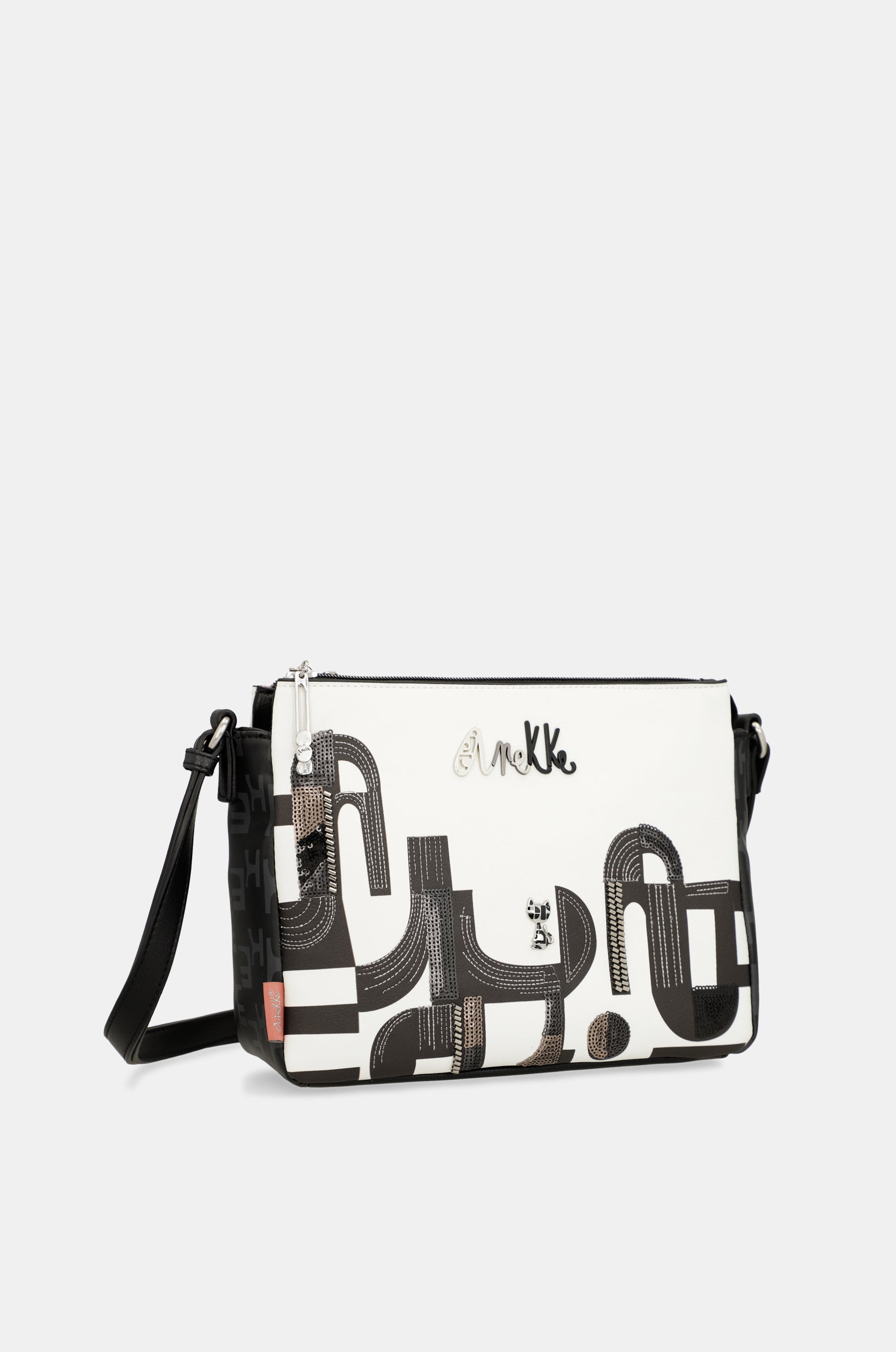 Borsa a tracolla Nature Sixties a 3 scomparti
