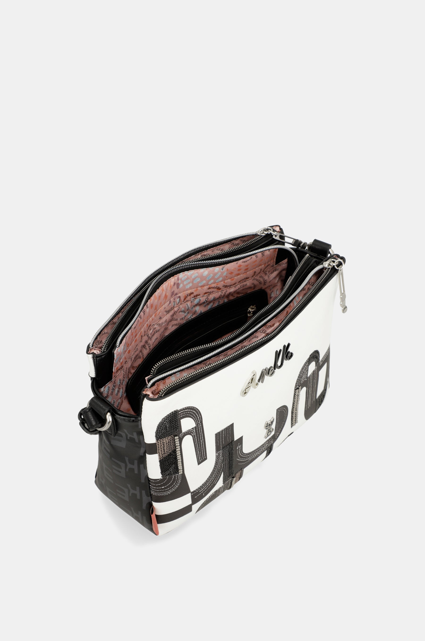 Borsa a tracolla Nature Sixties a 3 scomparti