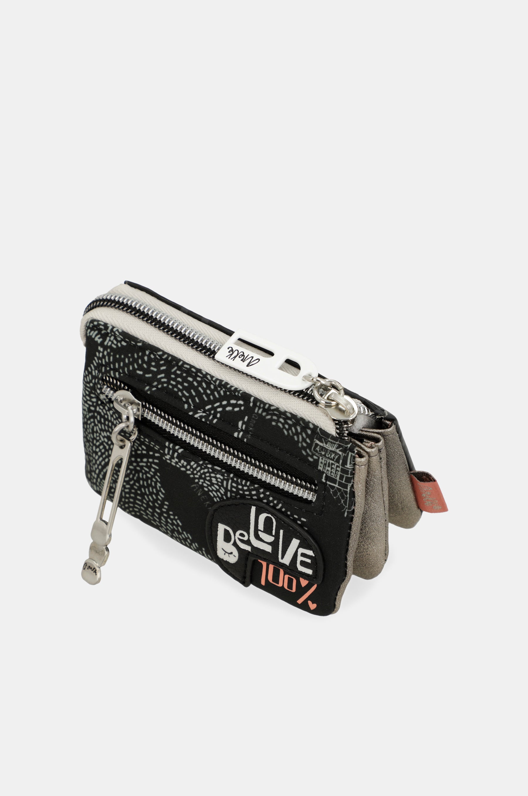 Portamonete Nature Sixties a tre scomparti