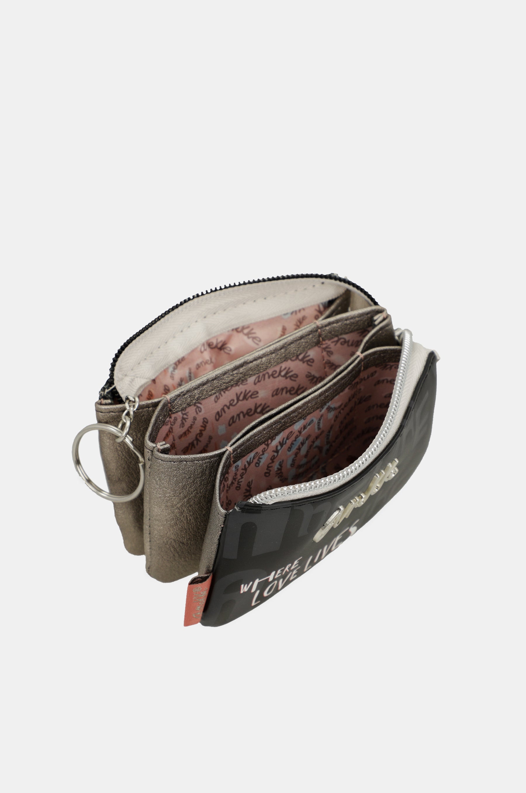 Portamonete Nature Sixties a tre scomparti