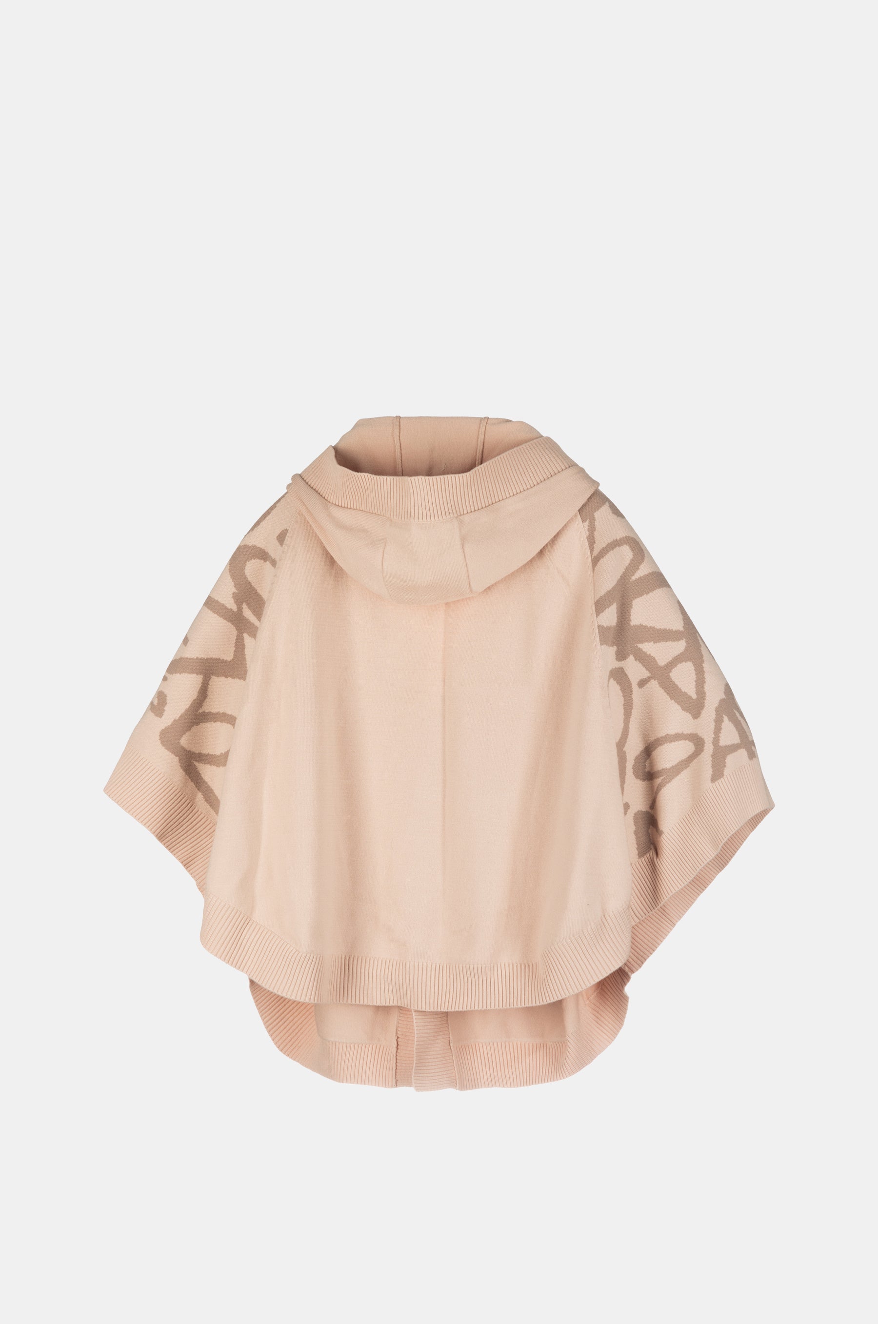 Giacca stile poncio beige