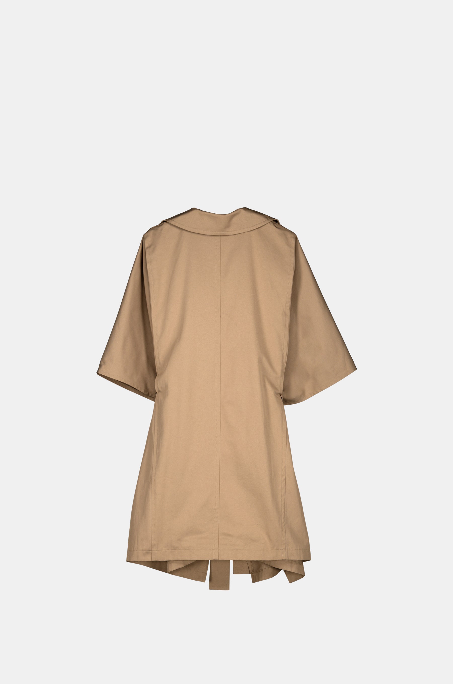 Trench in stile mantella beige