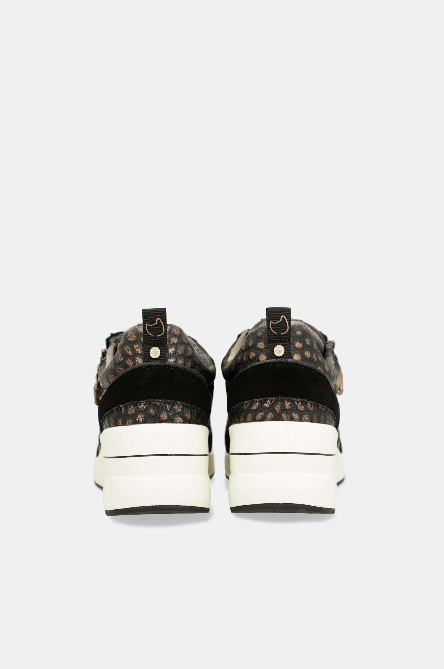 Sneakers con zeppa nere Dreams
