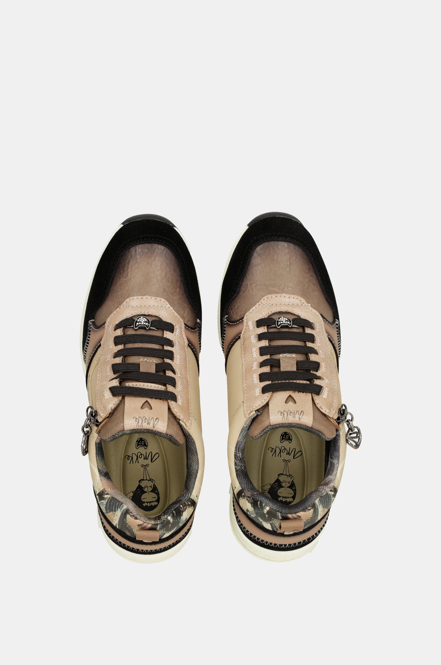 Sneakers con zeppa multicolore Dreams