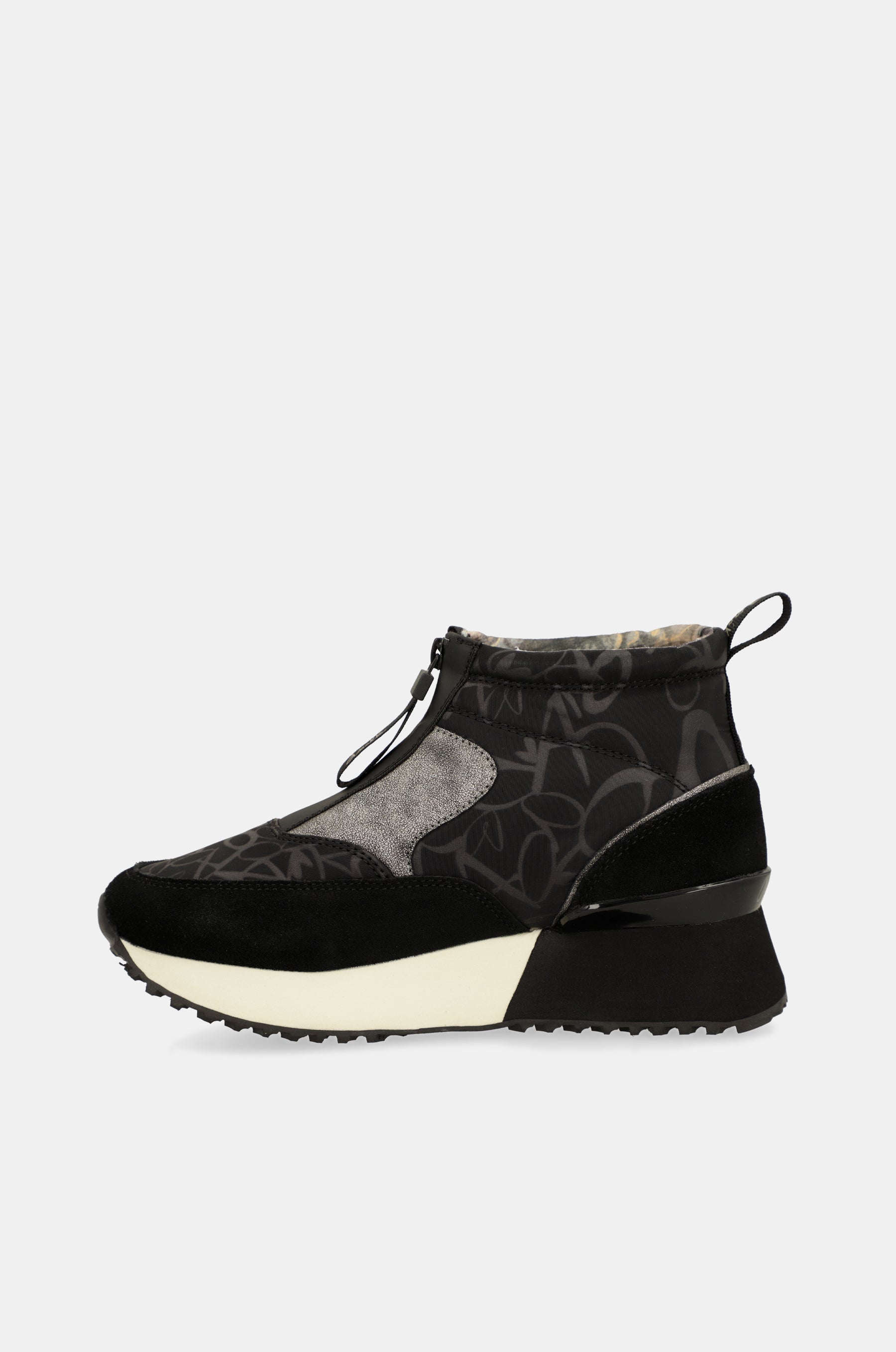 Stivaletto sportivo nero alla moda