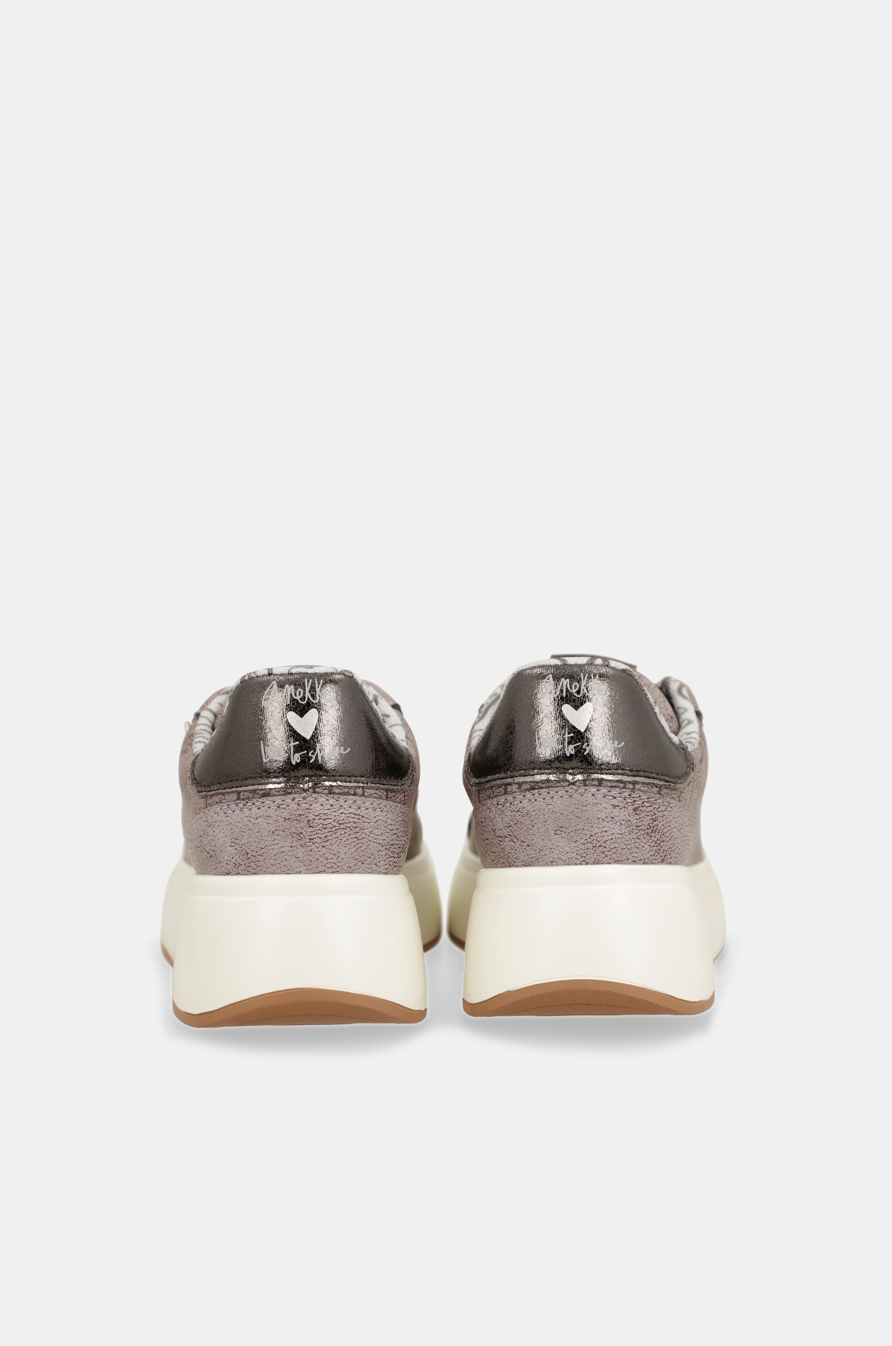 Sneakers casual color ecrù