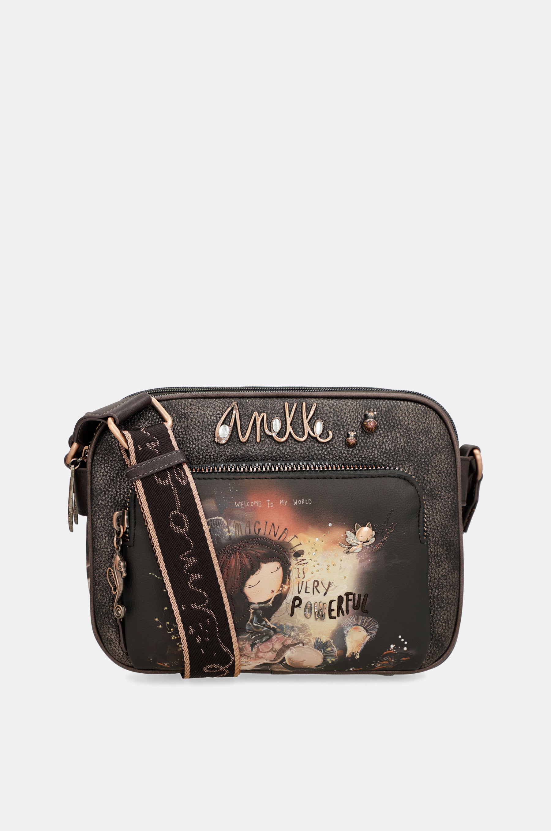 Borsa a tracolla media Dreamverse a 3 scomparti