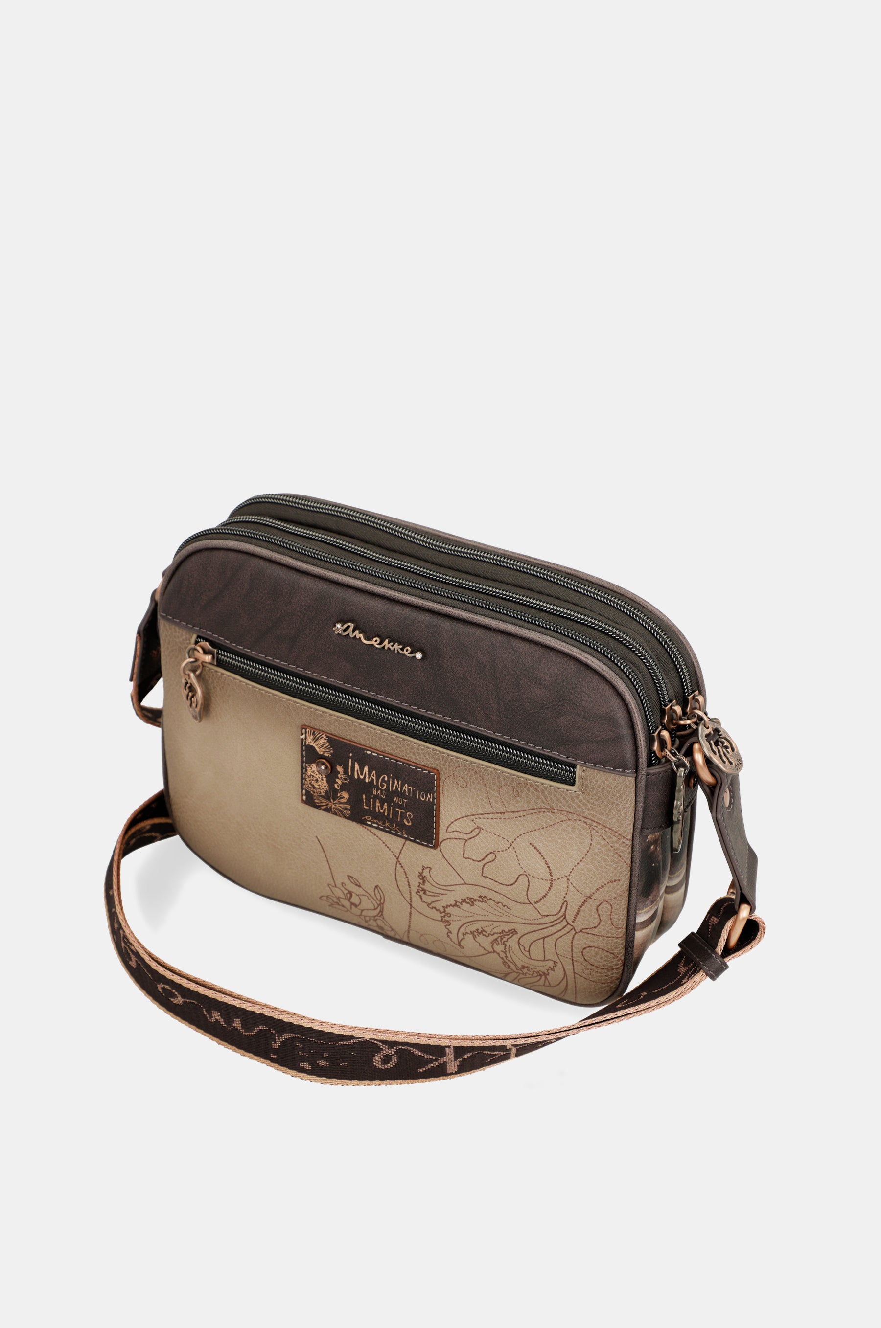 Borsa a tracolla media Dreamverse a 3 scomparti