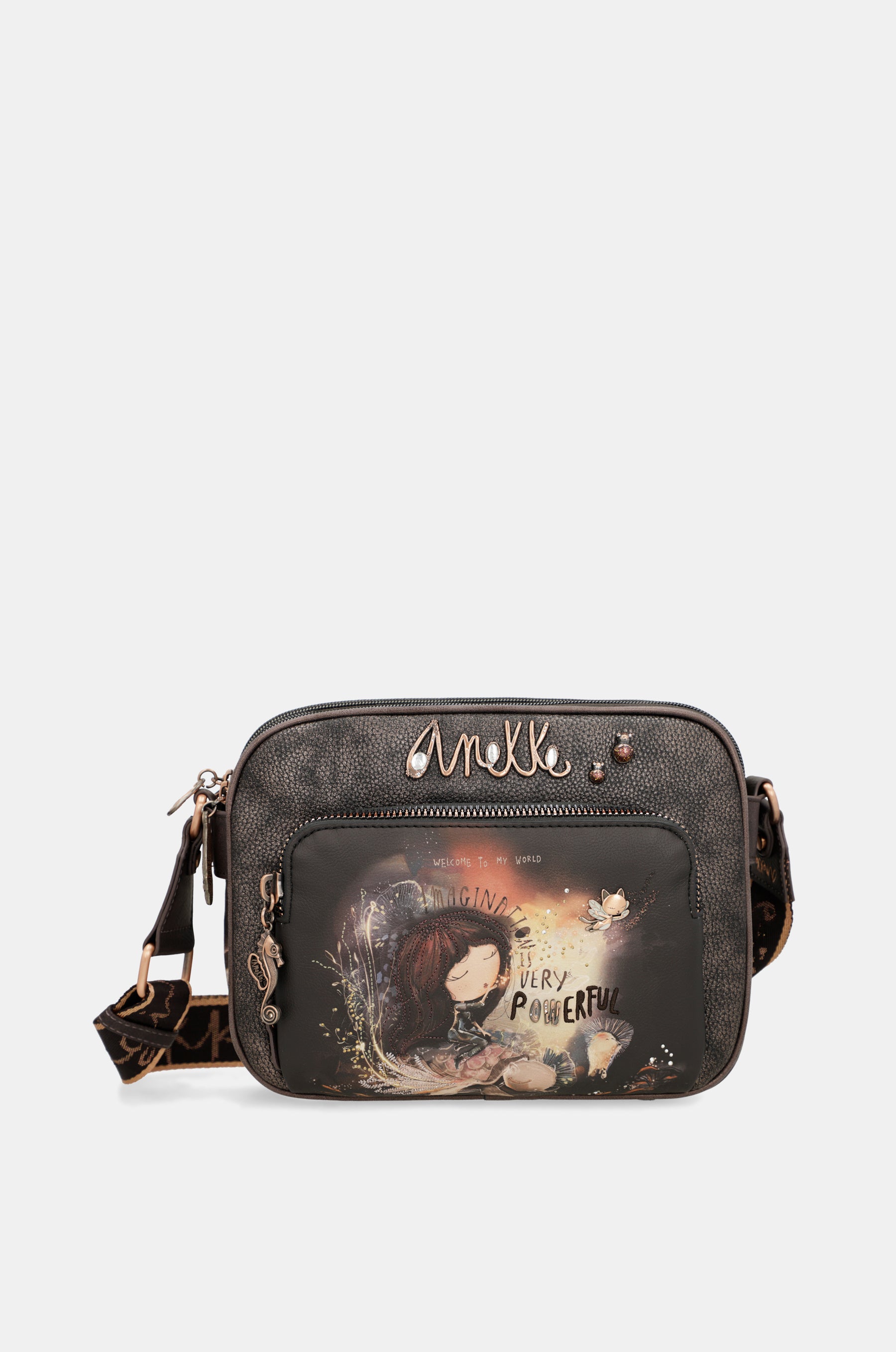 Borsa a tracolla media Dreamverse a 3 scomparti