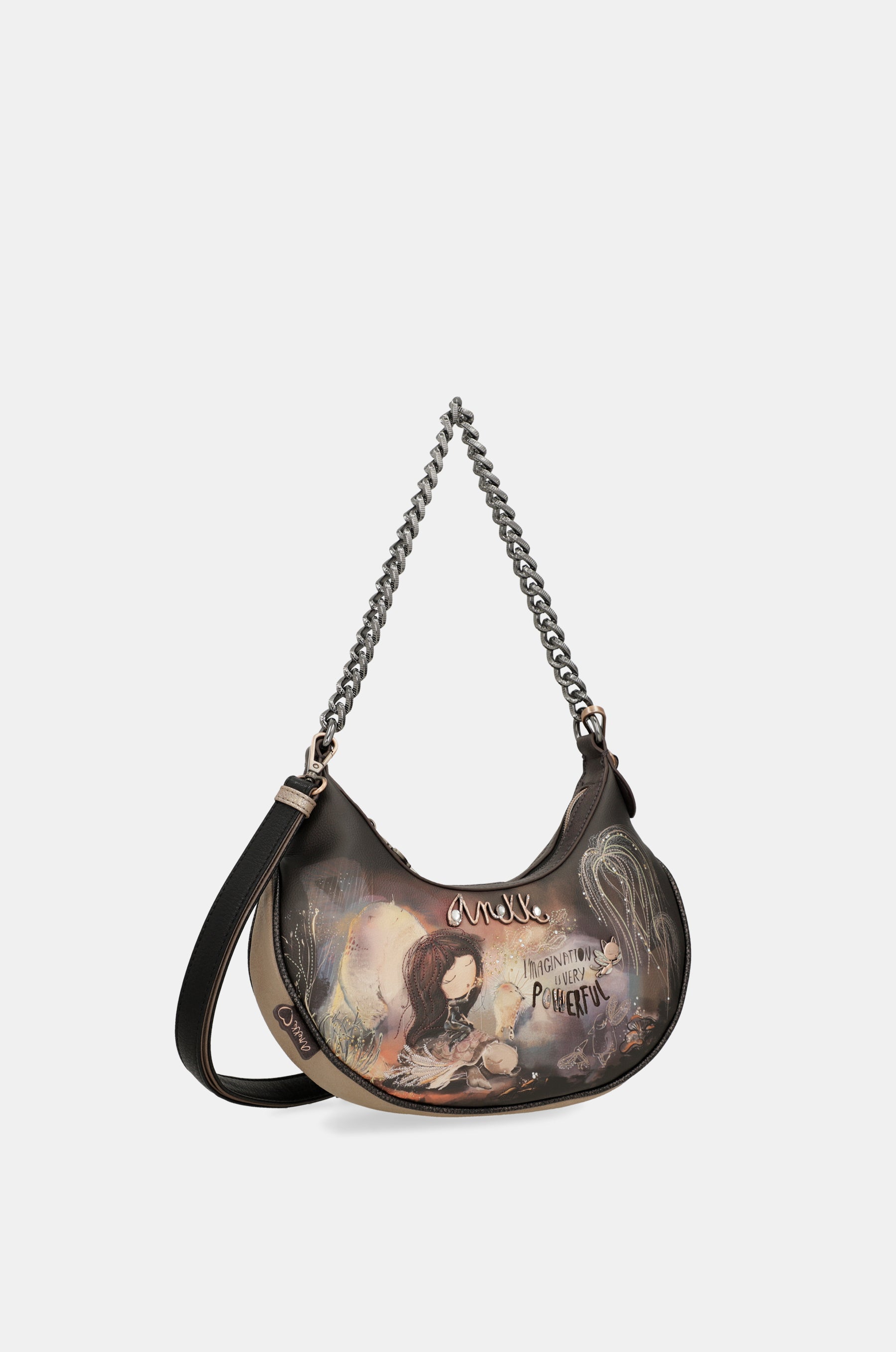 Borsa a tracolla Dreamverse con manico in metallo