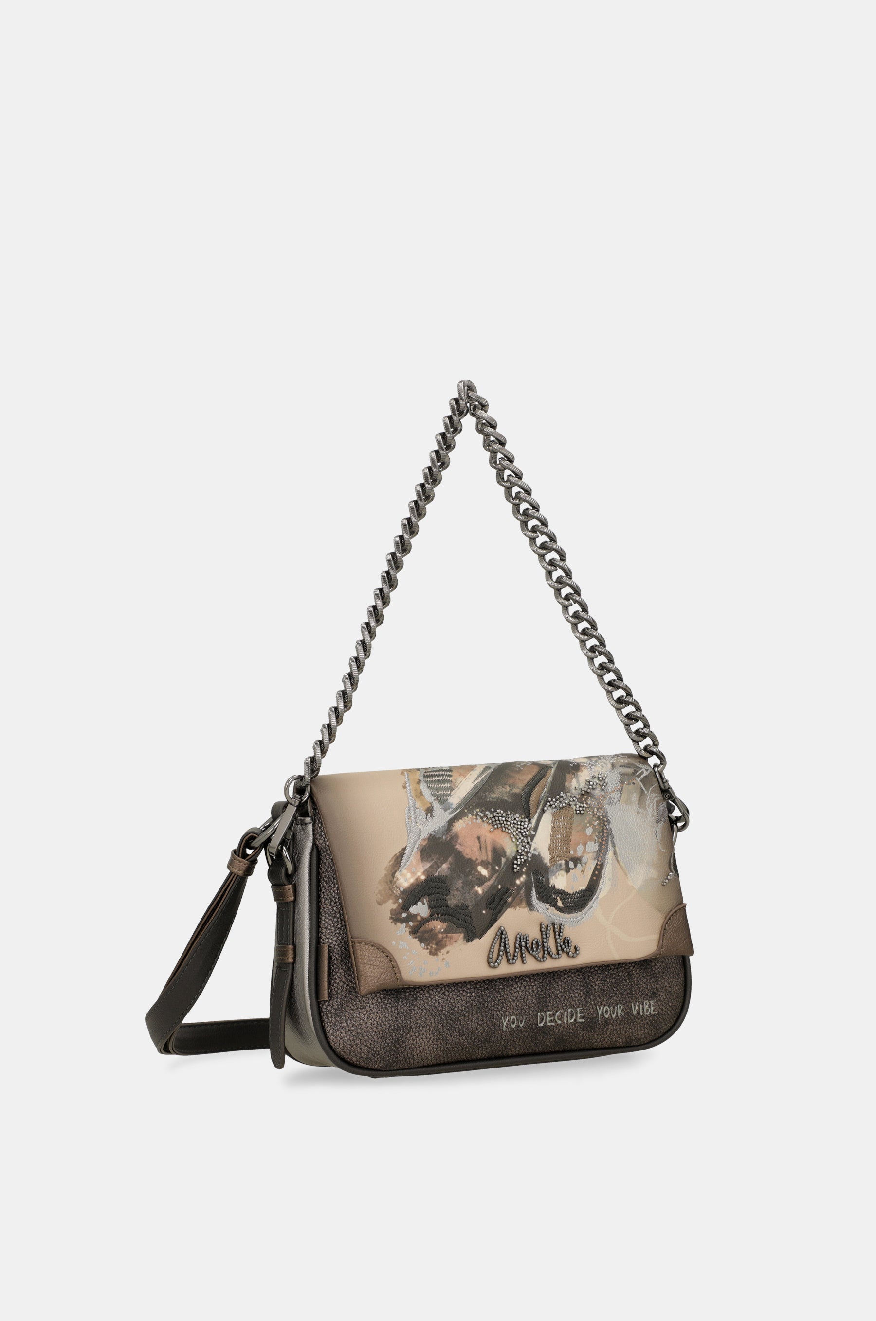 Borsa a tracolla Wings con patta