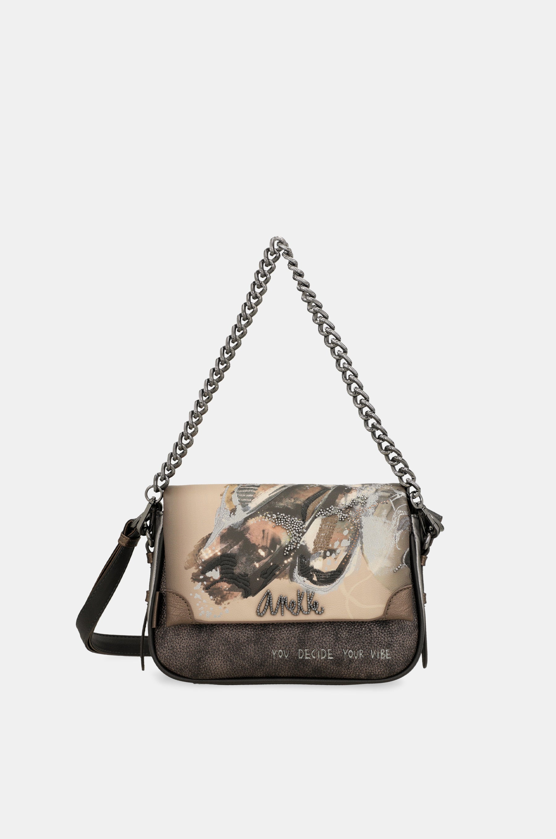 Borsa a tracolla Wings con patta