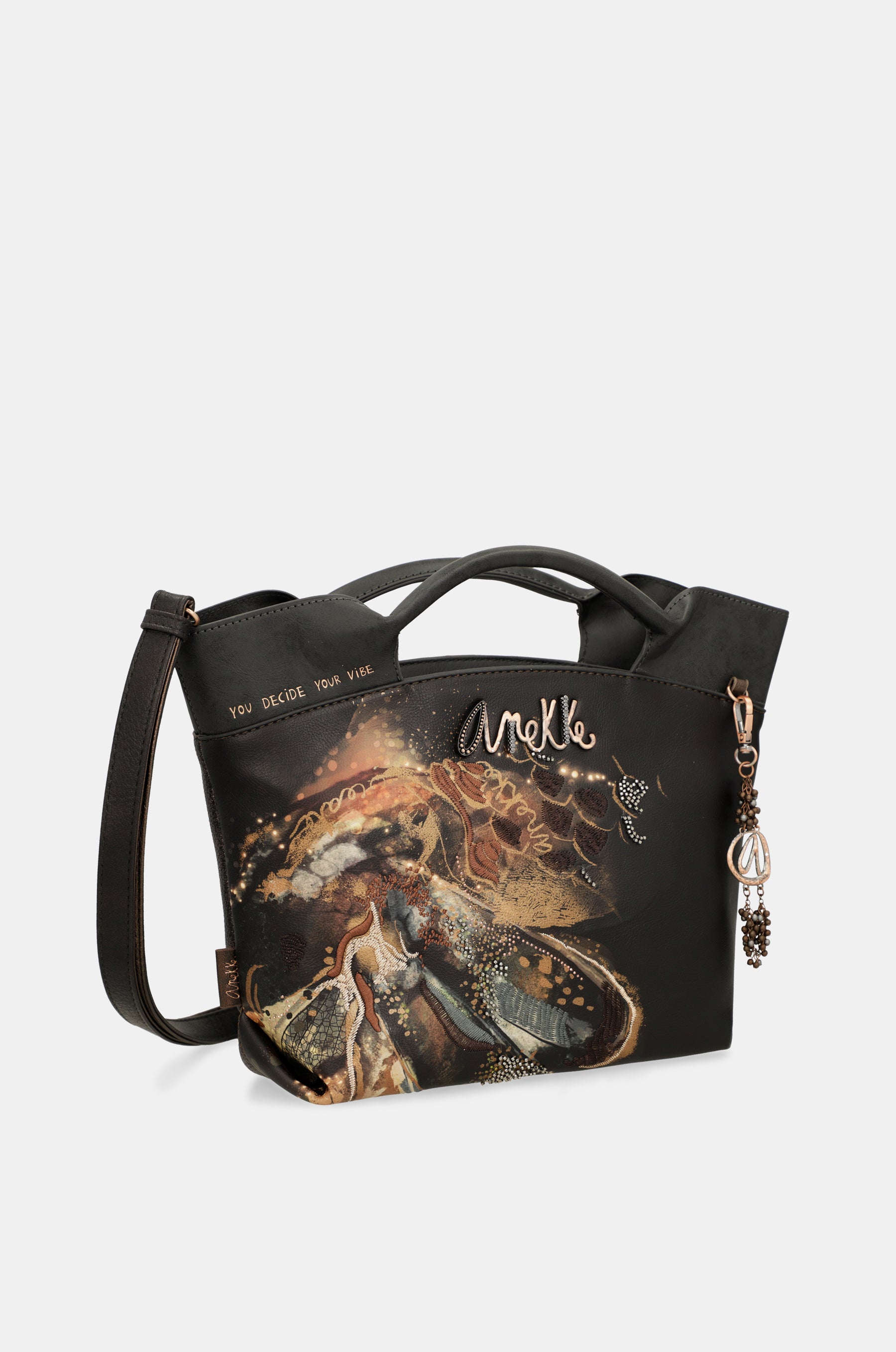 Borsa a tracolla con manici corti Wings