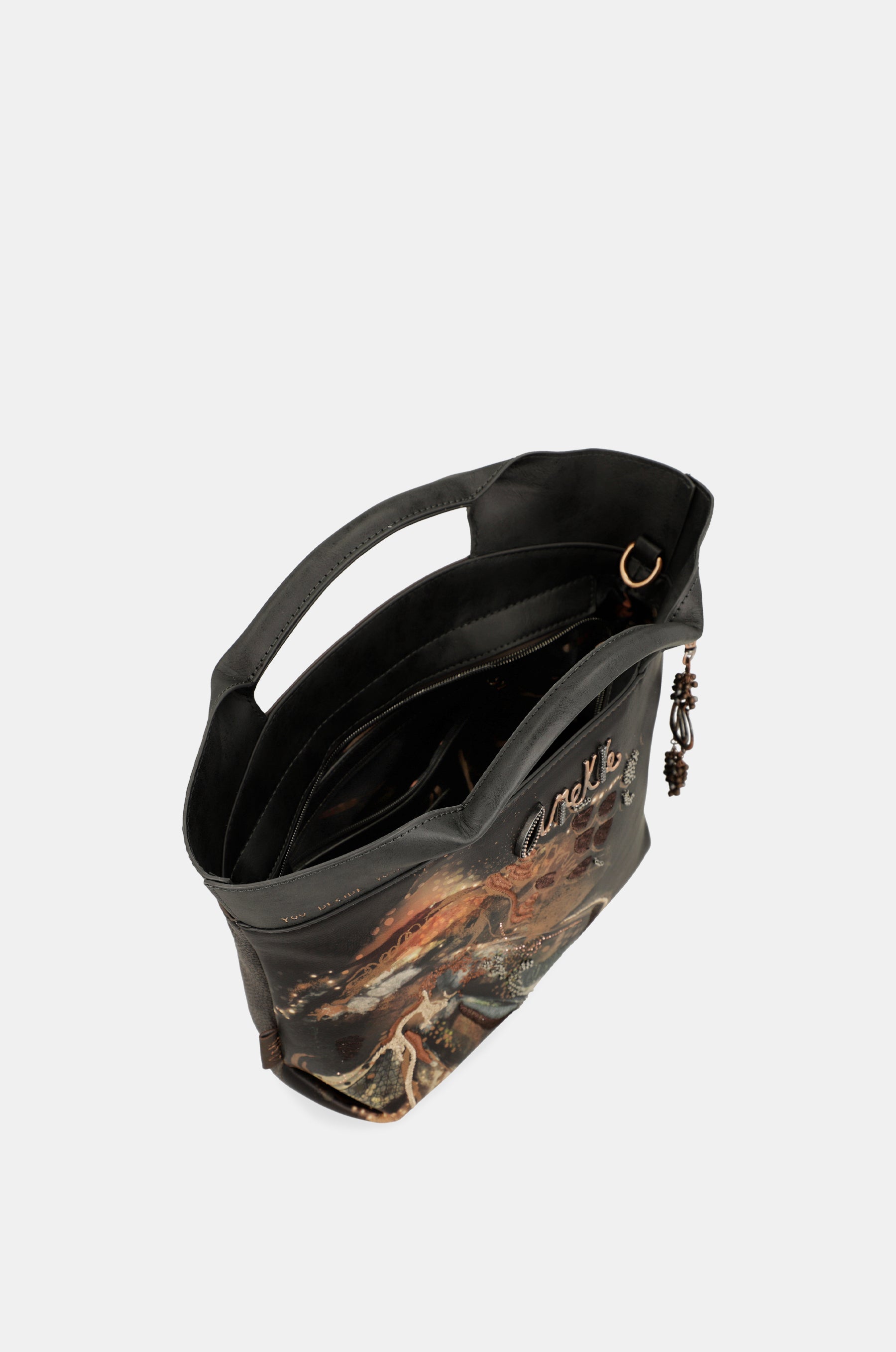 Borsa a tracolla con manici corti Wings