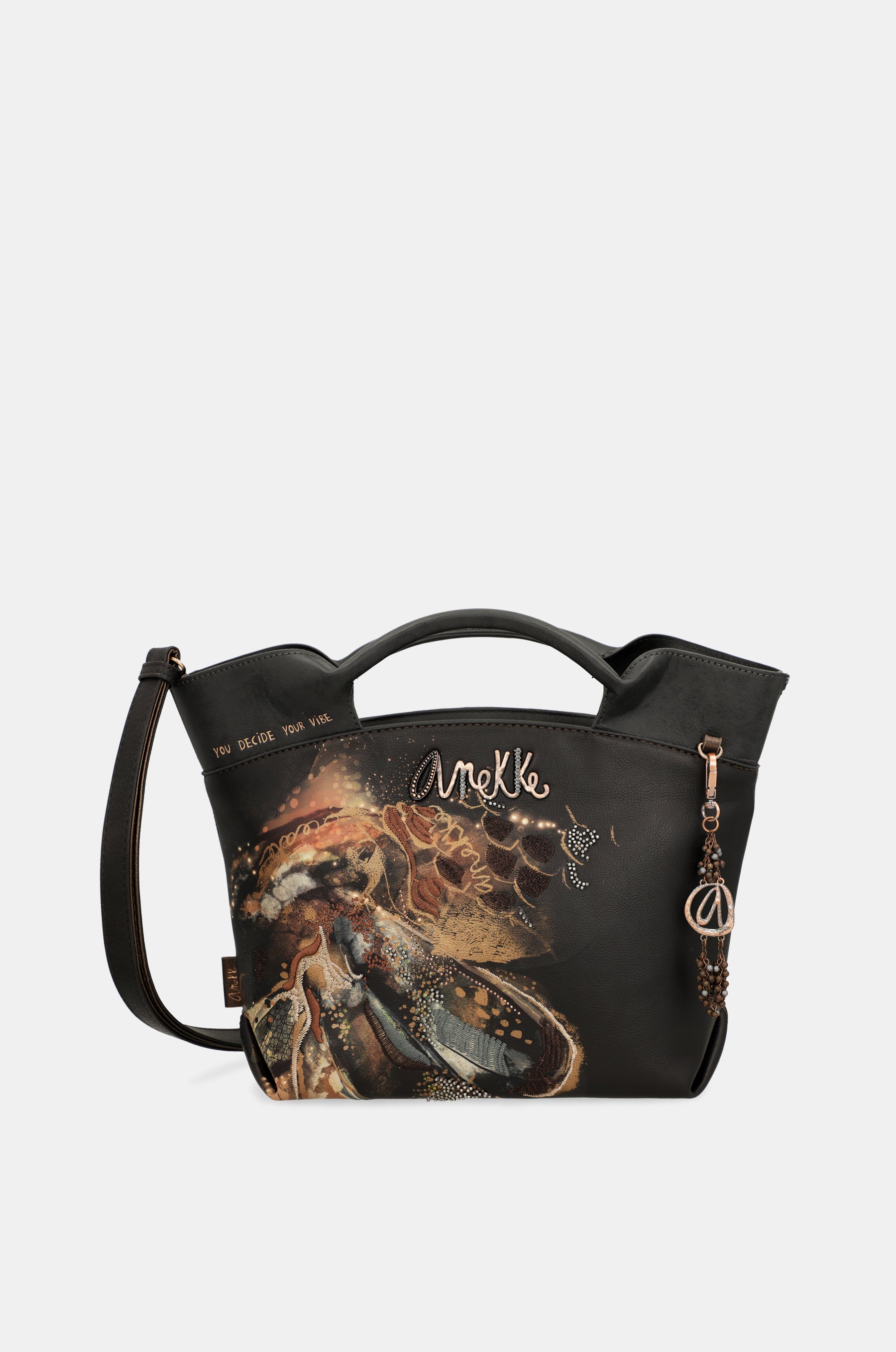 Borsa a tracolla con manici corti Wings