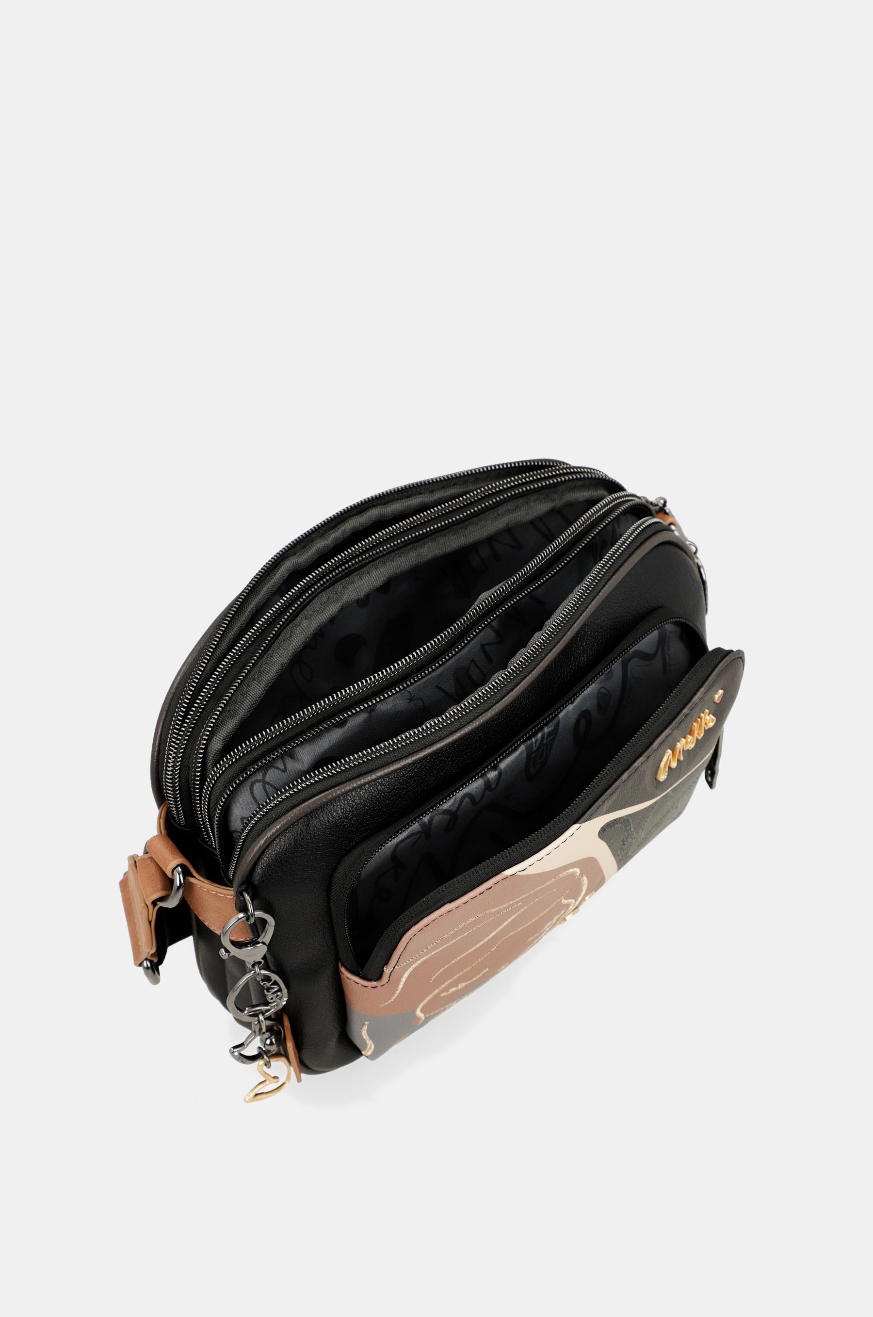 Borsa a tracolla Heartbeat a 3 scomparti
