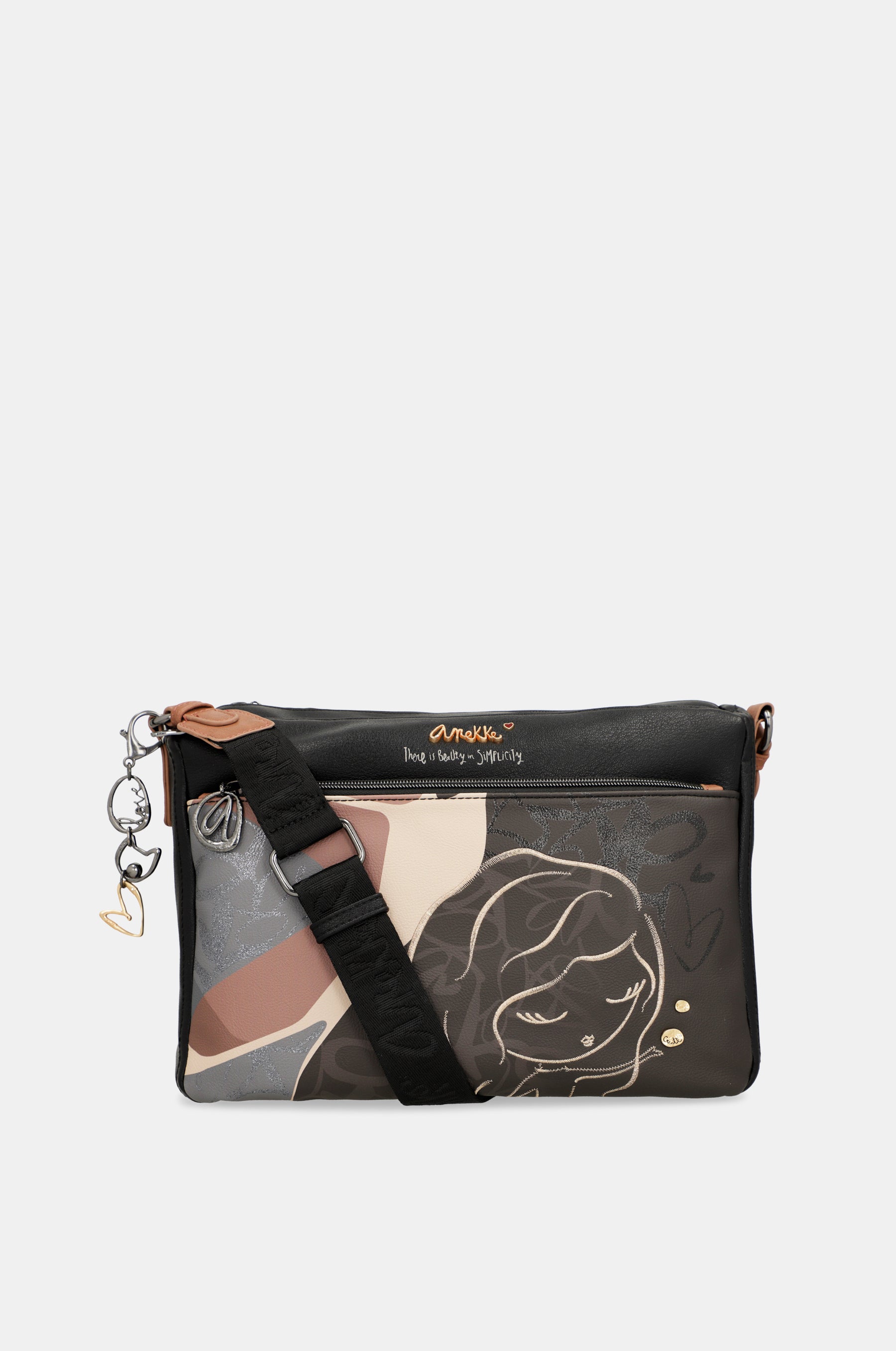Borsa a tracolla media Heartbeat