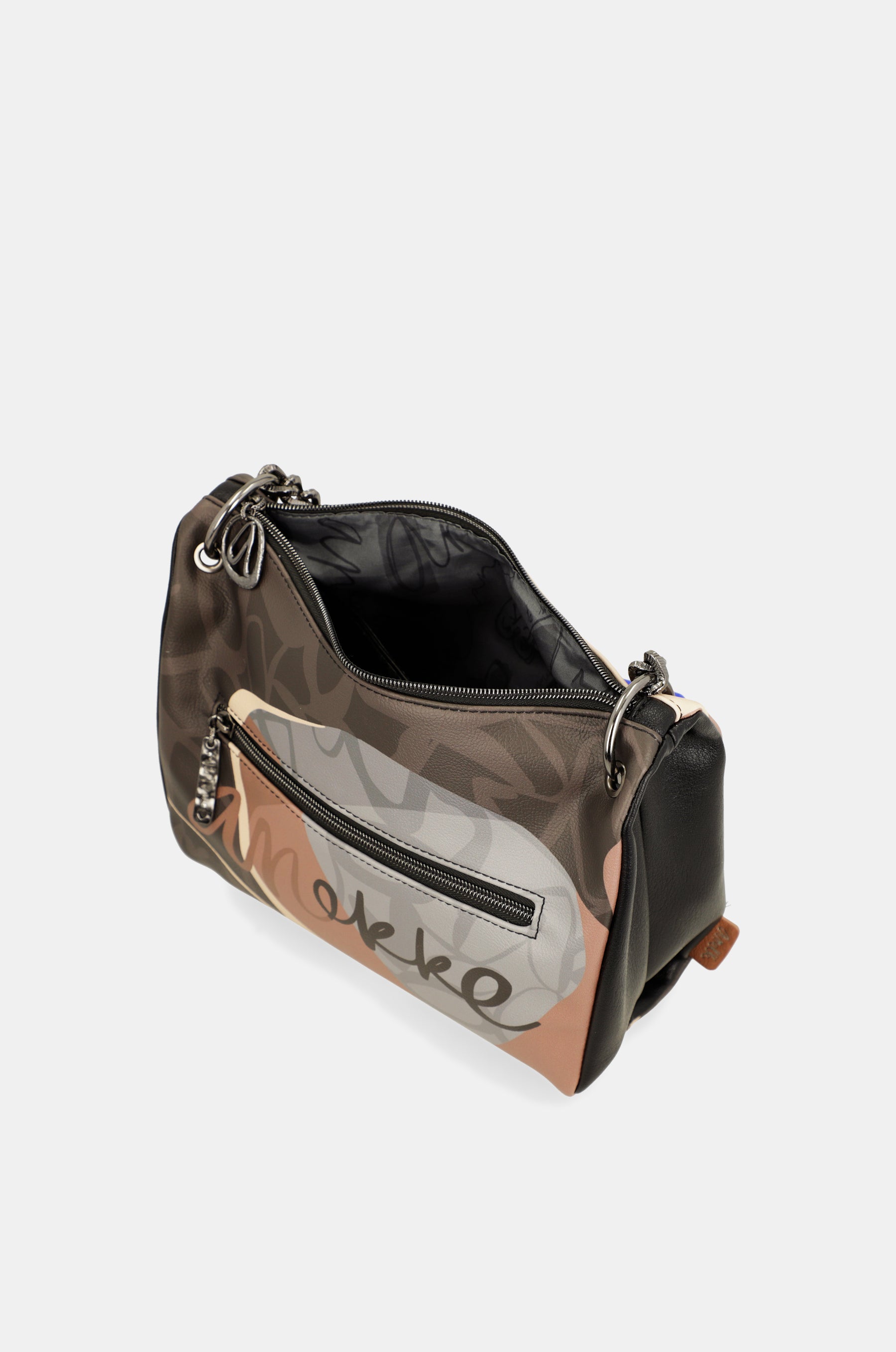 Borsa a tracolla Heartbeat con manico in metallo