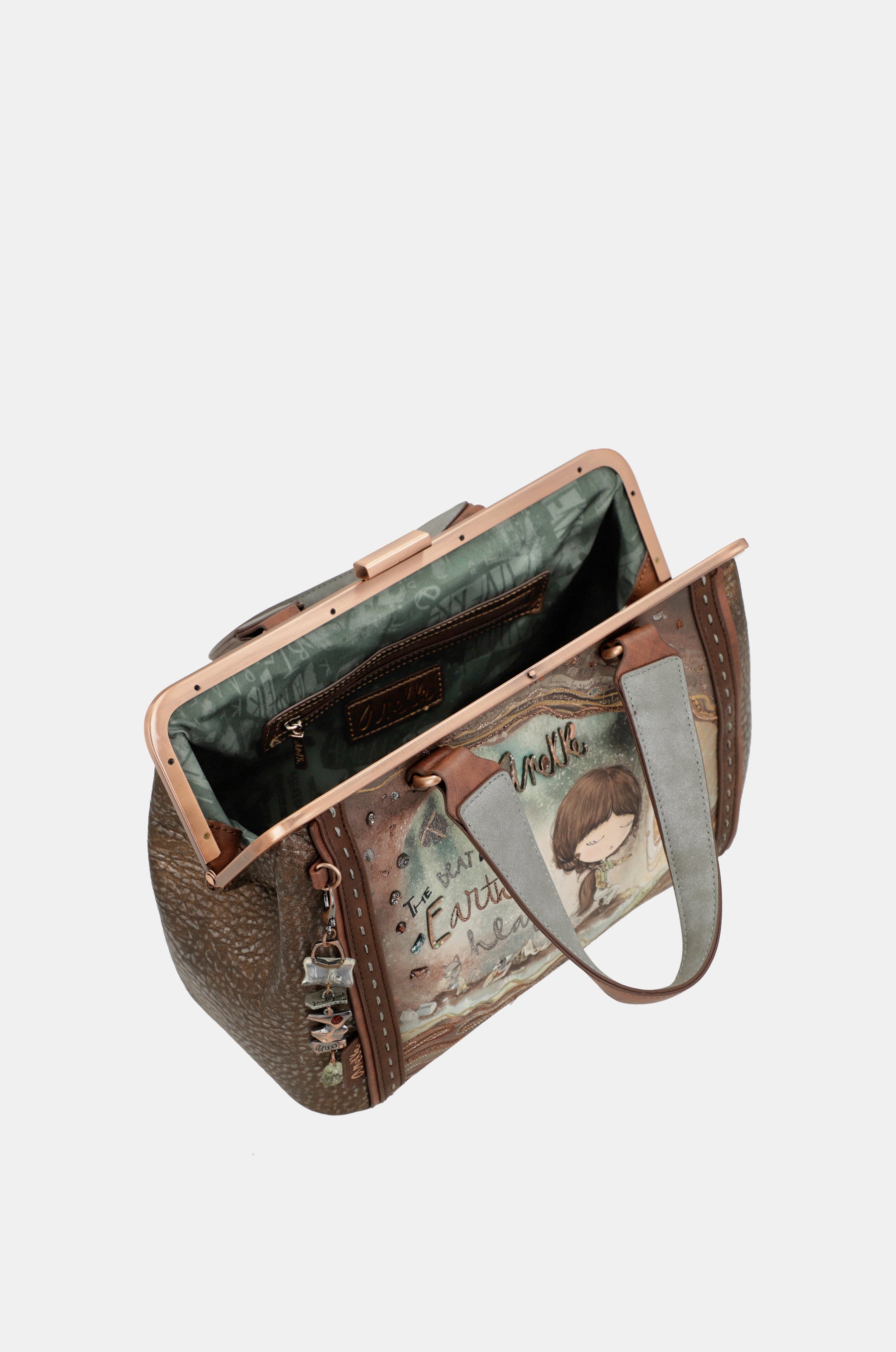Borsa con chiusura a bacio Core