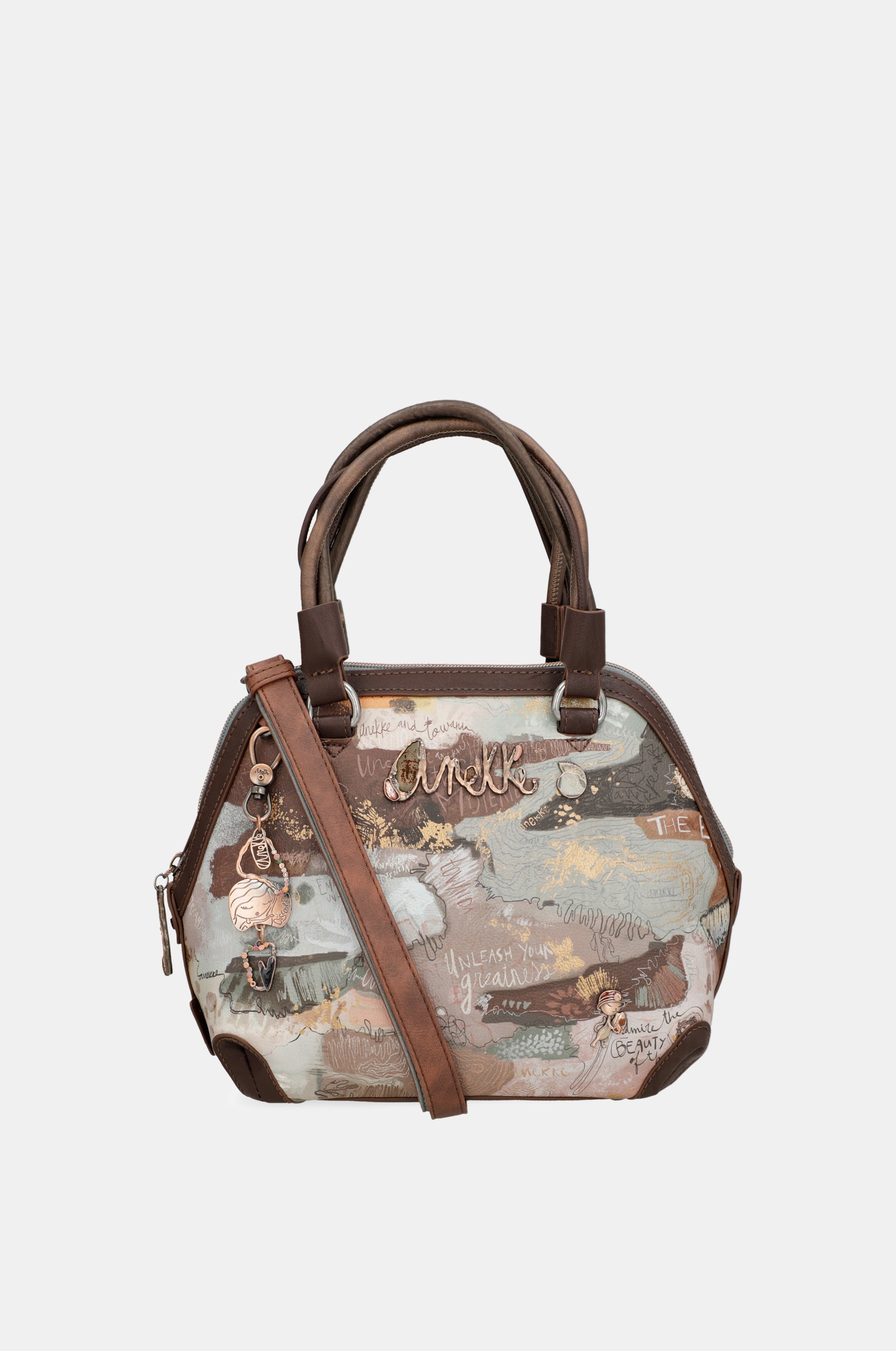 Borsa media con manico corto Outer