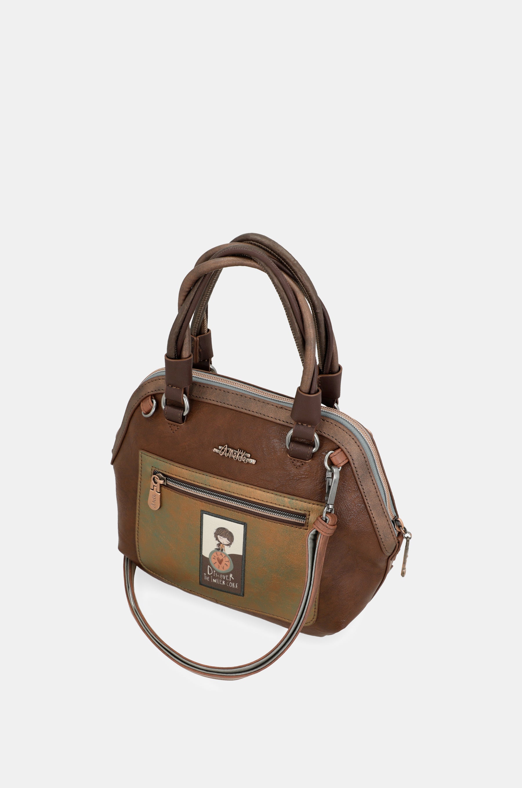 Borsa media con manico corto Outer