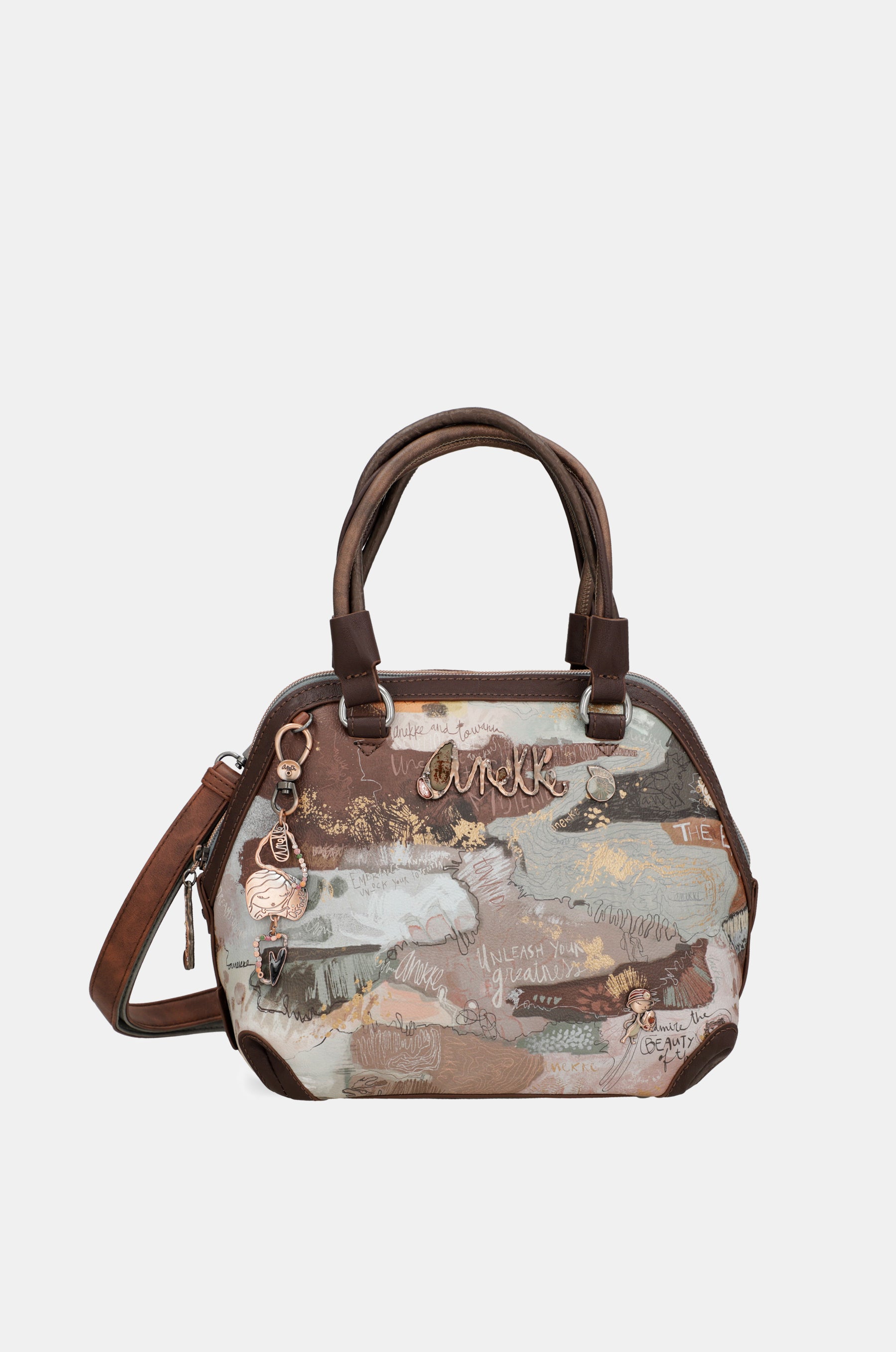 Borsa media con manico corto Outer