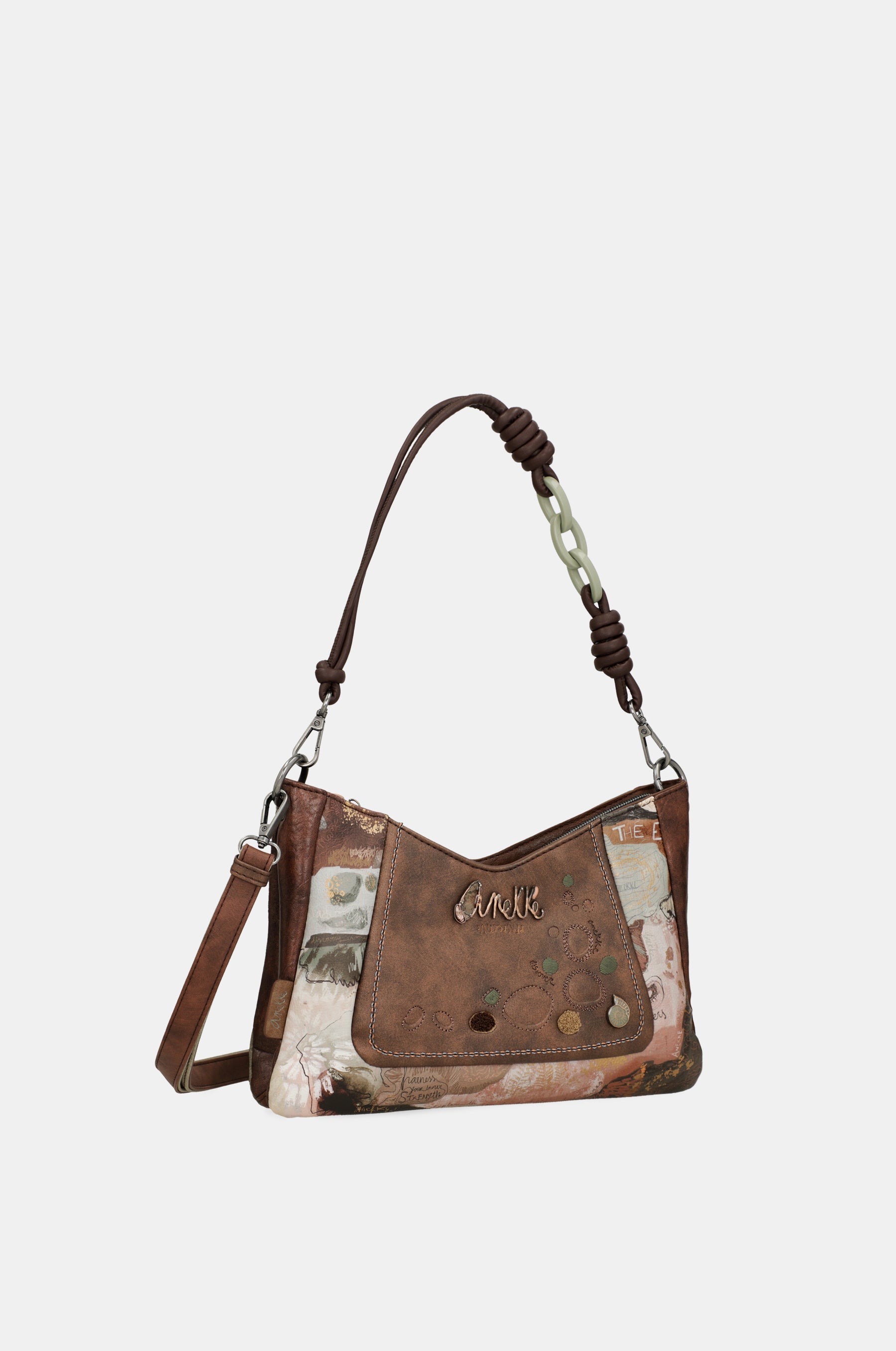 Borsa a tracolla Outer con 2 manici