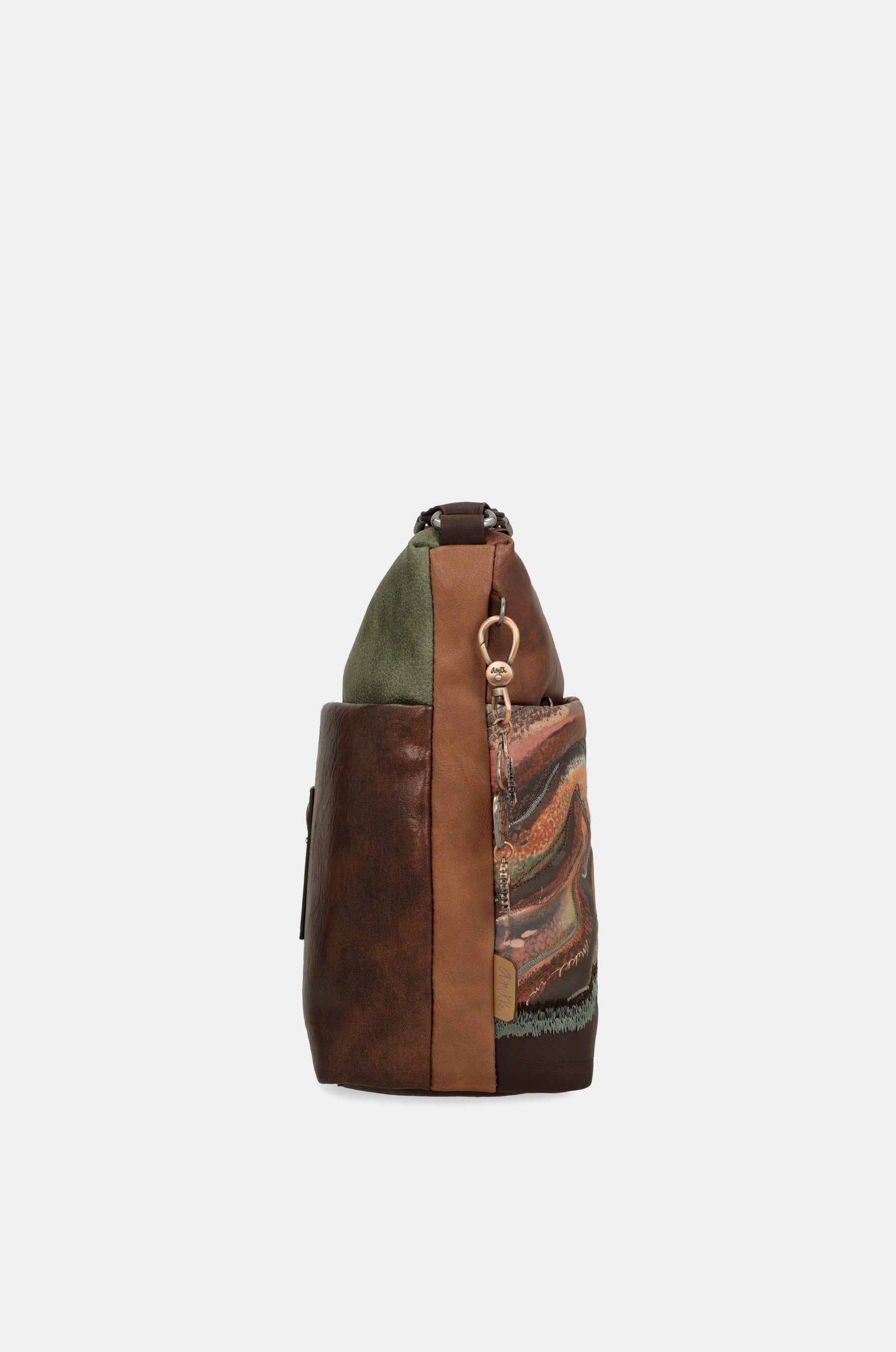 Borsa a tracolla grande Outer con tasche